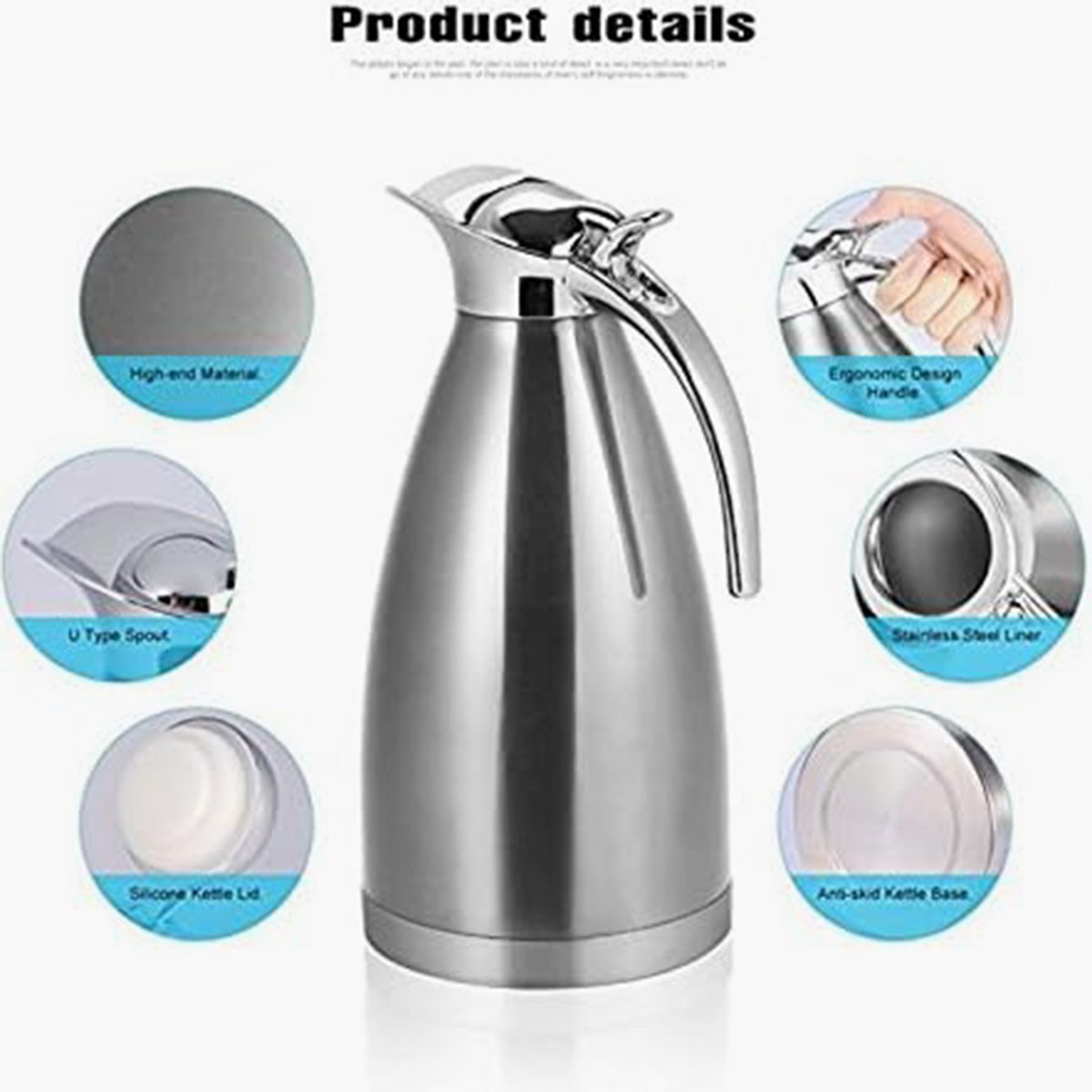 إبريق ماء عازل ستانلس ستيل من زين - 1.5 لتر-hbxhomeware-diningandtabletop-jugs-image-4