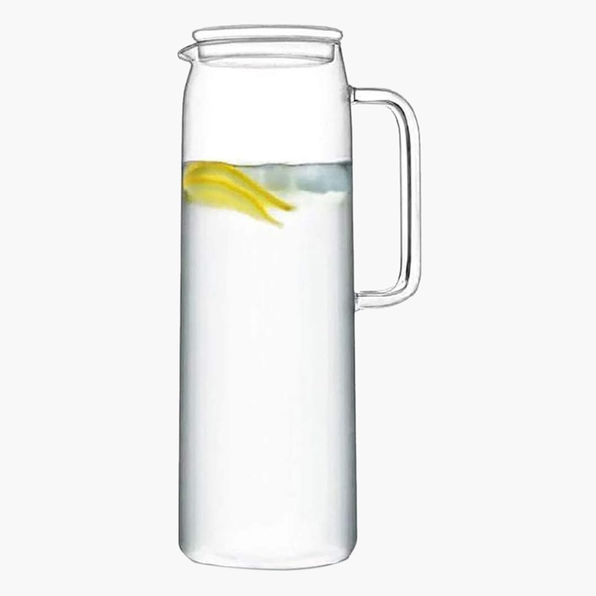 إبريق ماء زجاج البوروسيليكات مع غطاء زجاج ومقبض من زين - 1.5 لتر-hbxhomeware-diningandtabletop-jugs-image-5