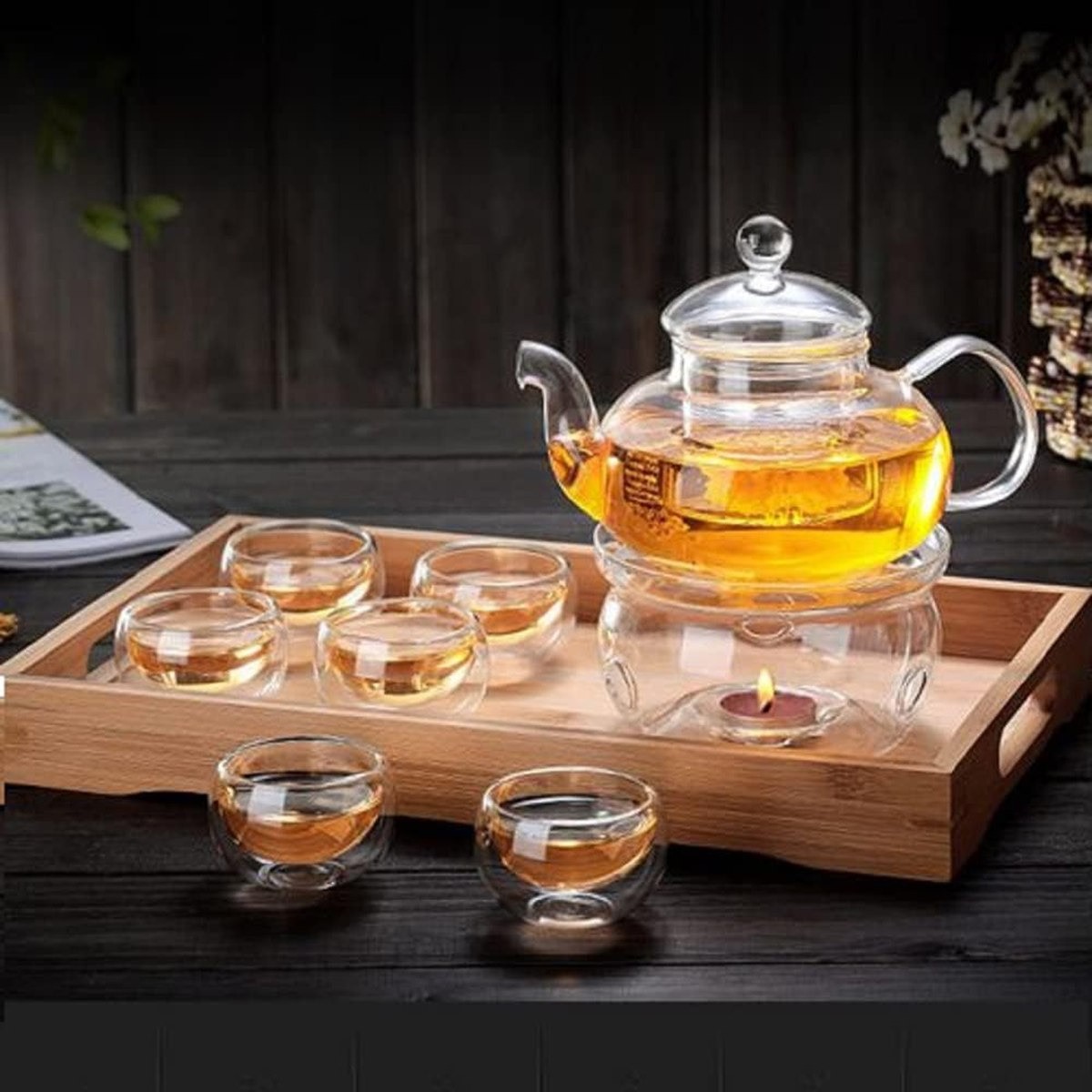 طقم شاي من زجاج البورسيليكات 7 قطع من زين-hbxhomeware-hbxkitchen-image-5