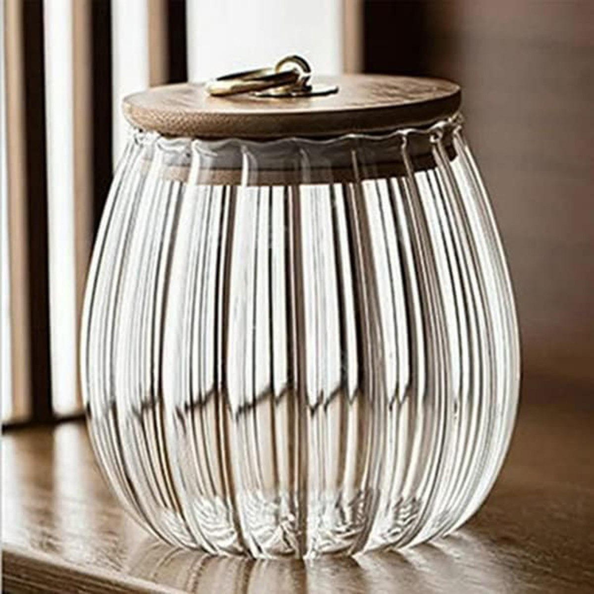 Zen Borosilicate Air Tight Glass Storage Jar - 700 ml-hbxhomeware-hbxkitchen-image-1