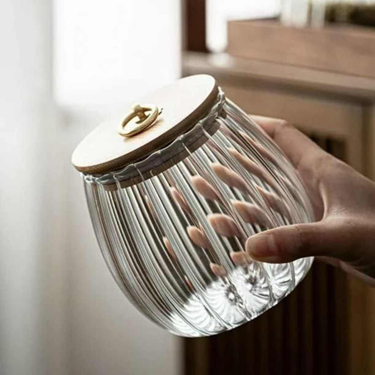 Zen Borosilicate Air Tight Glass Storage Jar - 700 ml-hbxhomeware-hbxkitchen-image-2