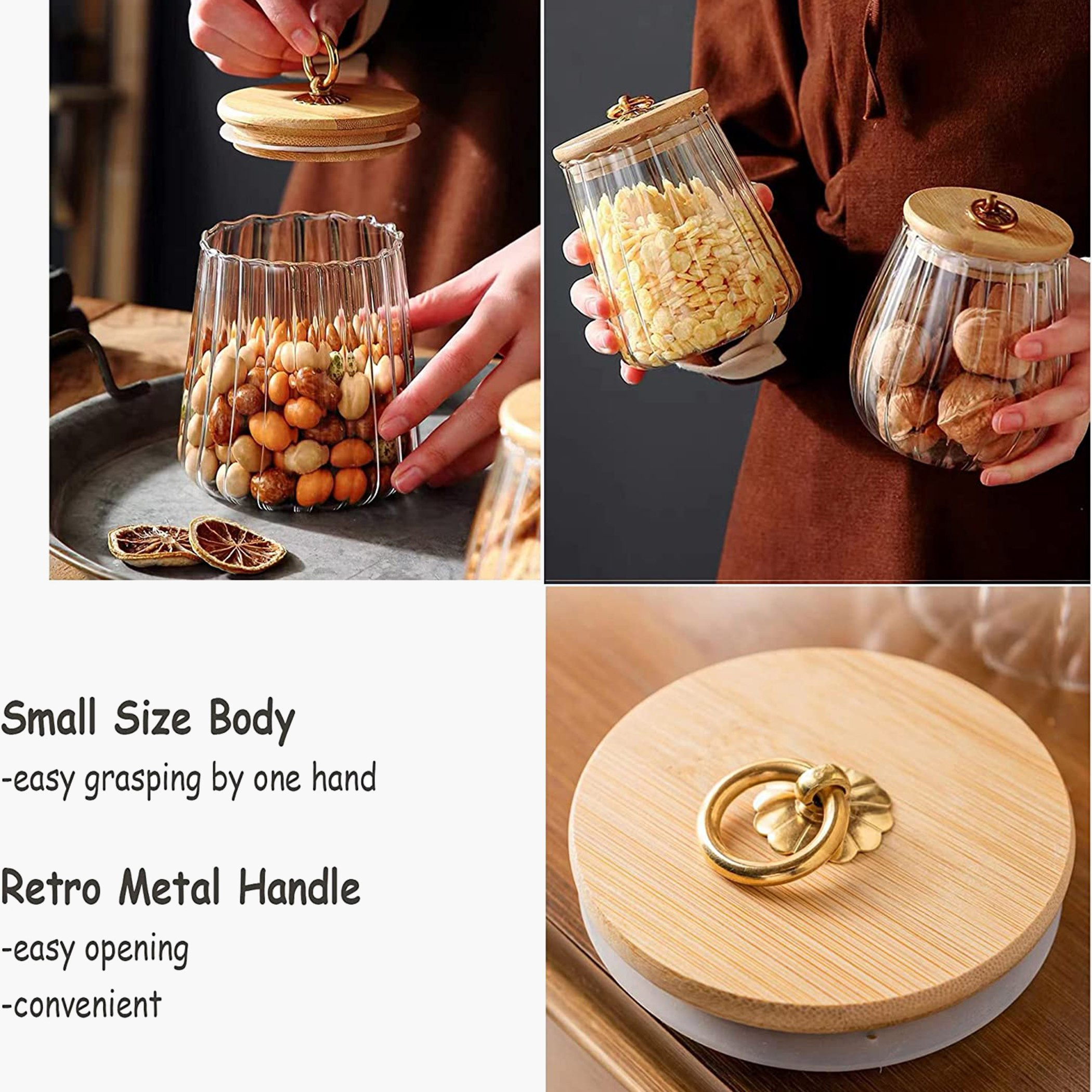 Zen Borosilicate Air Tight Glass Storage Jar - 700 ml-hbxhomeware-hbxkitchen-image-4