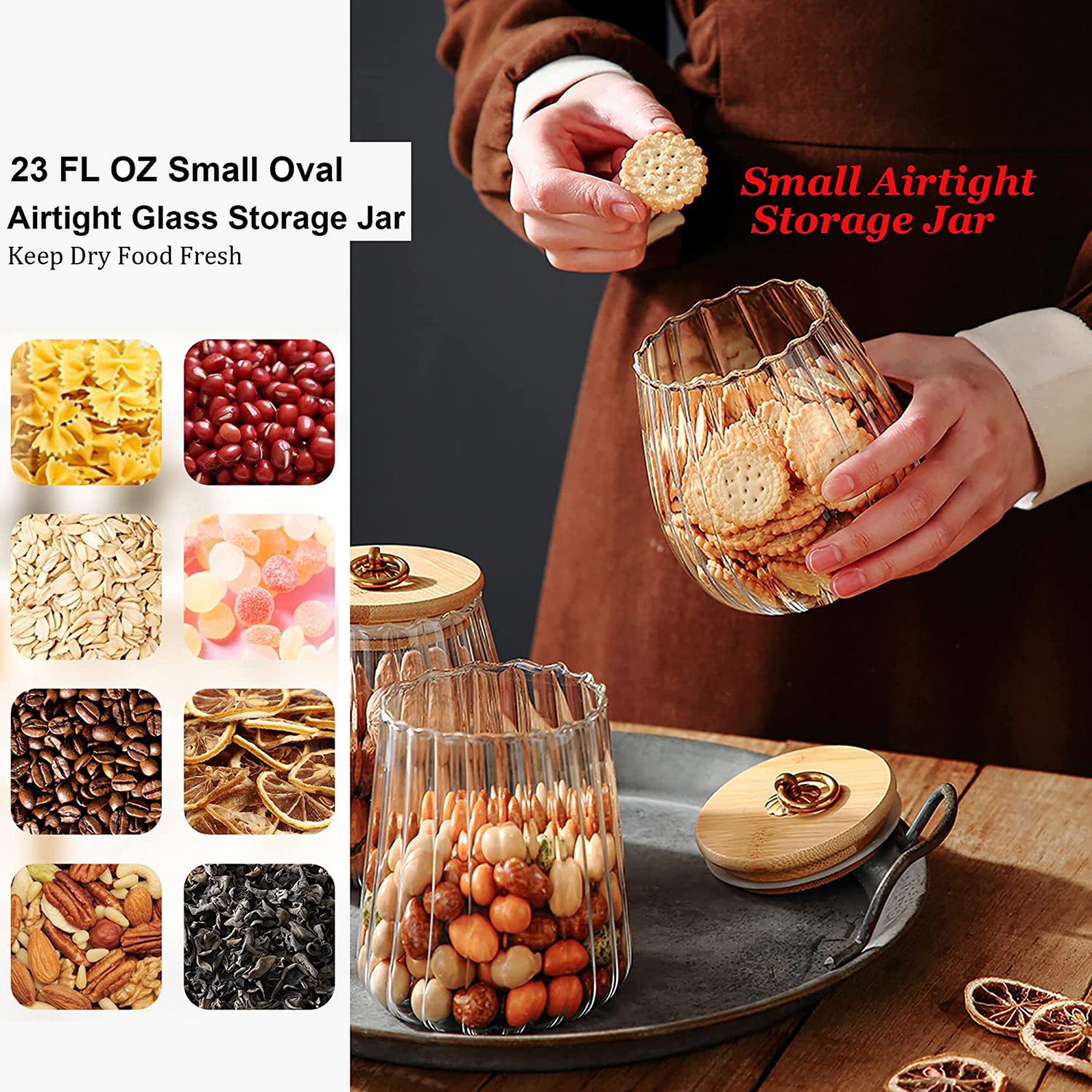 Zen Borosilicate Air Tight Glass Storage Jar - 700 ml-hbxhomeware-hbxkitchen-image-5