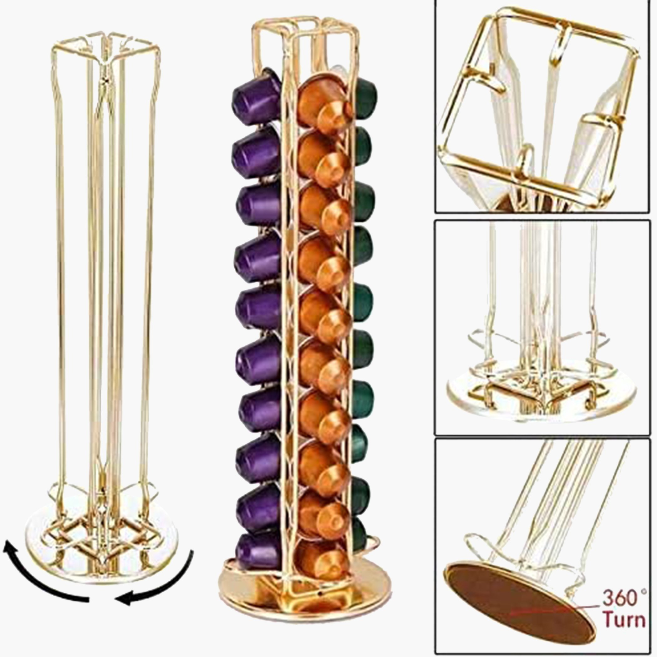 حامل كبسولات قهوة دوّار 360 درجة من زين-hbxkitchen-kitchenware-kitchenaccessories-image-2