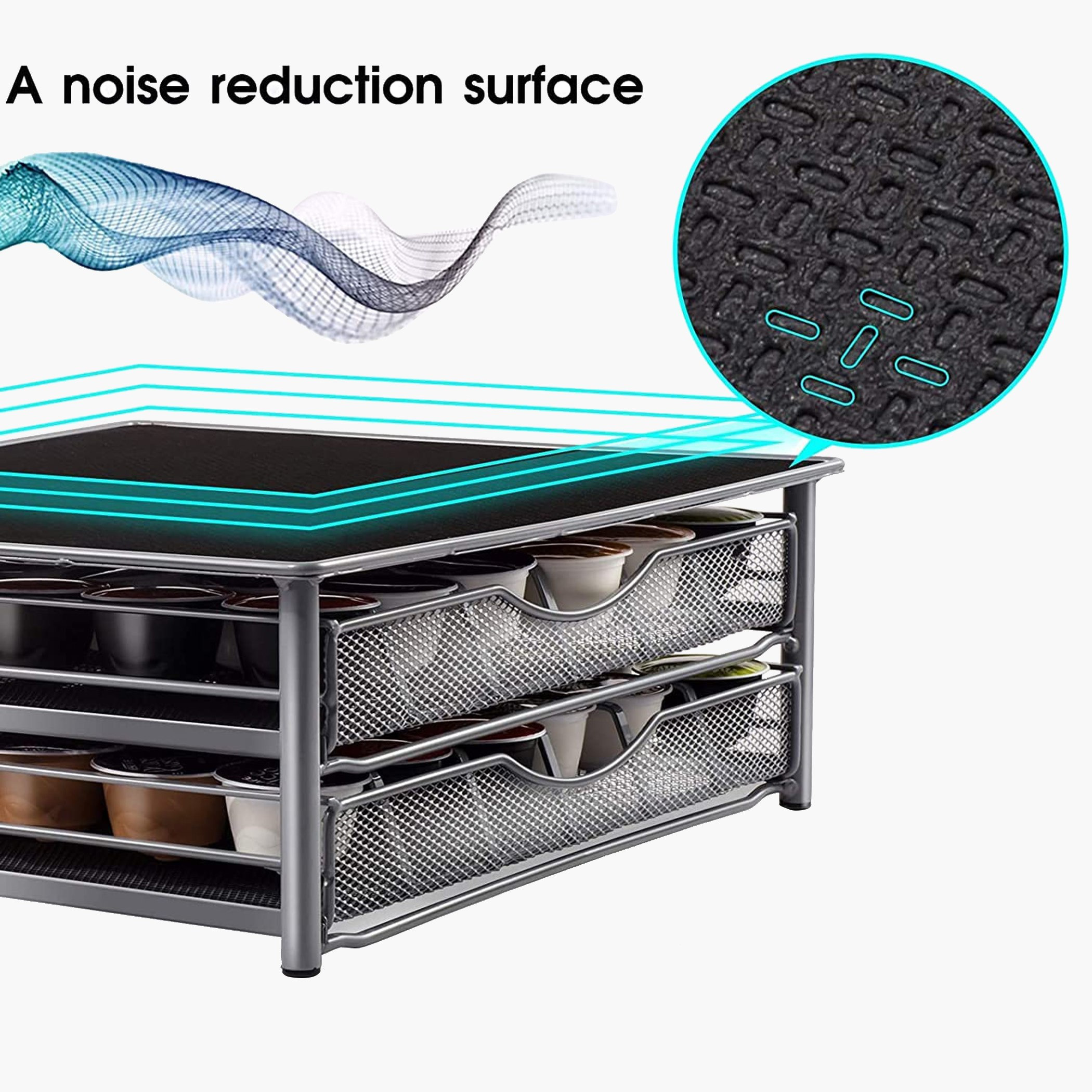 حامل كبسولات قهوة مزدوج الطبقات مع أدراج من زين-hbxkitchen-kitchenware-kitchenaccessories-image-2