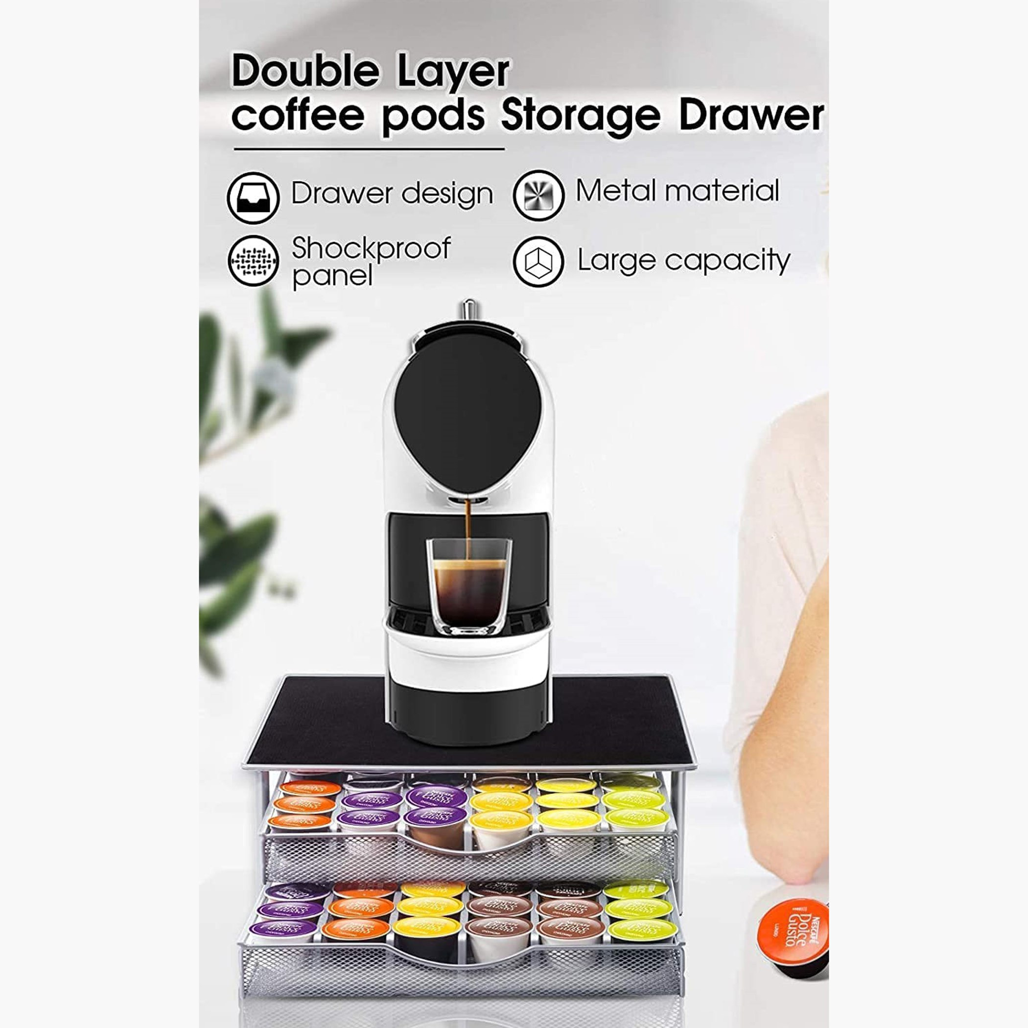 حامل كبسولات قهوة مزدوج الطبقات مع أدراج من زين-hbxkitchen-kitchenware-kitchenaccessories-image-6