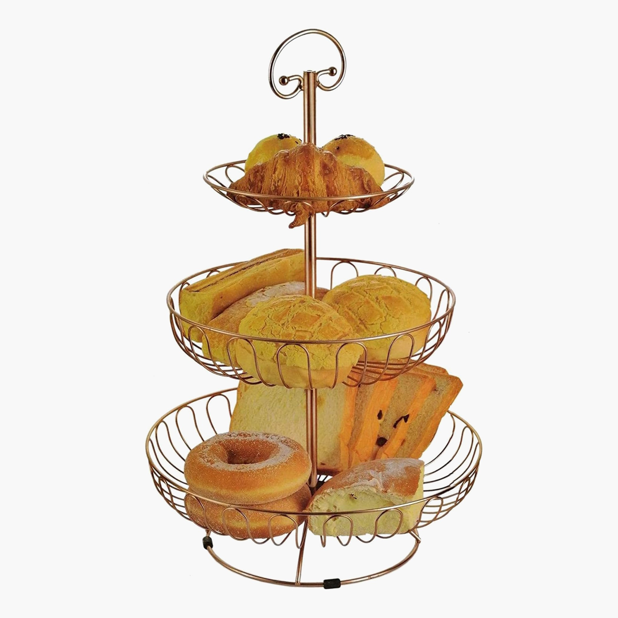 سلّة كب كيك وفواكة حديد 3 طبقات من زين-hbxdecorandfurnishings-tabletop-serveware-image-2