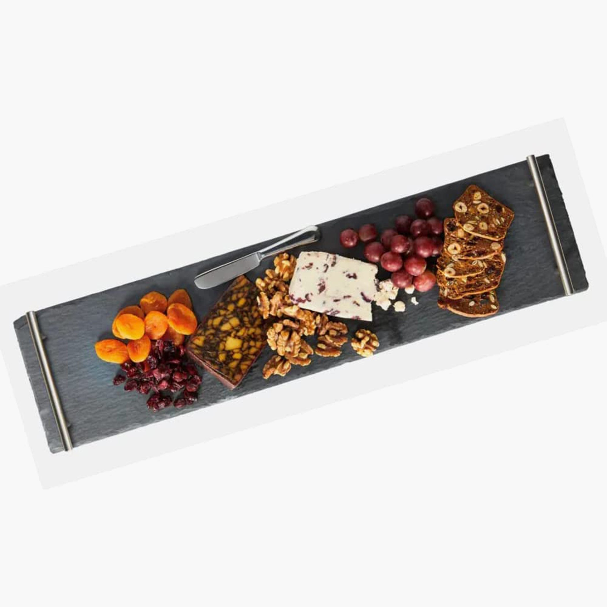 Zen Slate Tray with Handle - 35x15 cm-hbxdecorandfurnishings-tabletop-serveware-image-2