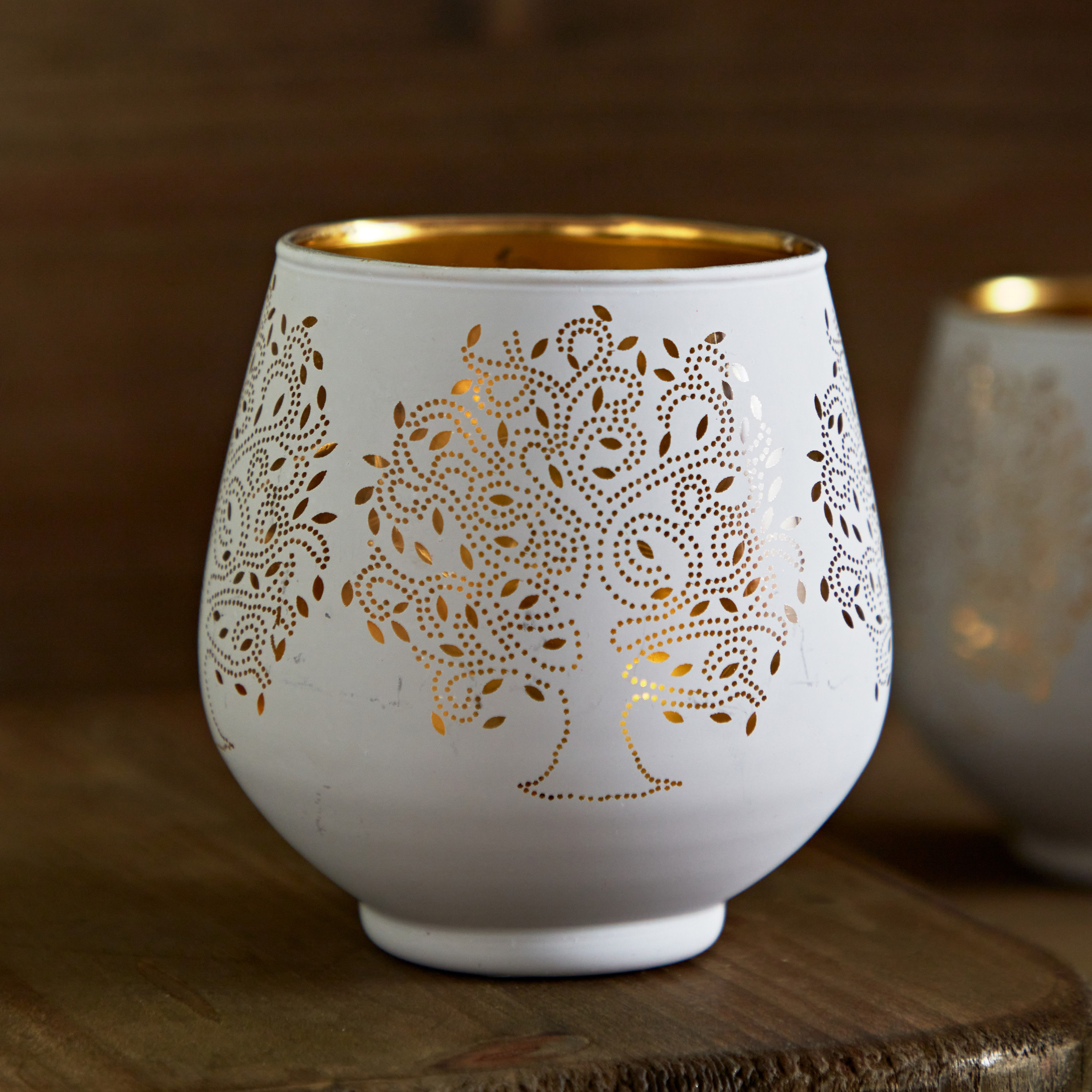 طقم حامل شموع صغيرة قطعتين بإضاءة إل إي دي من إيفرين - 9x9x9 سم-hbxlivingroom-decorandaccessories-candleholders-image-4