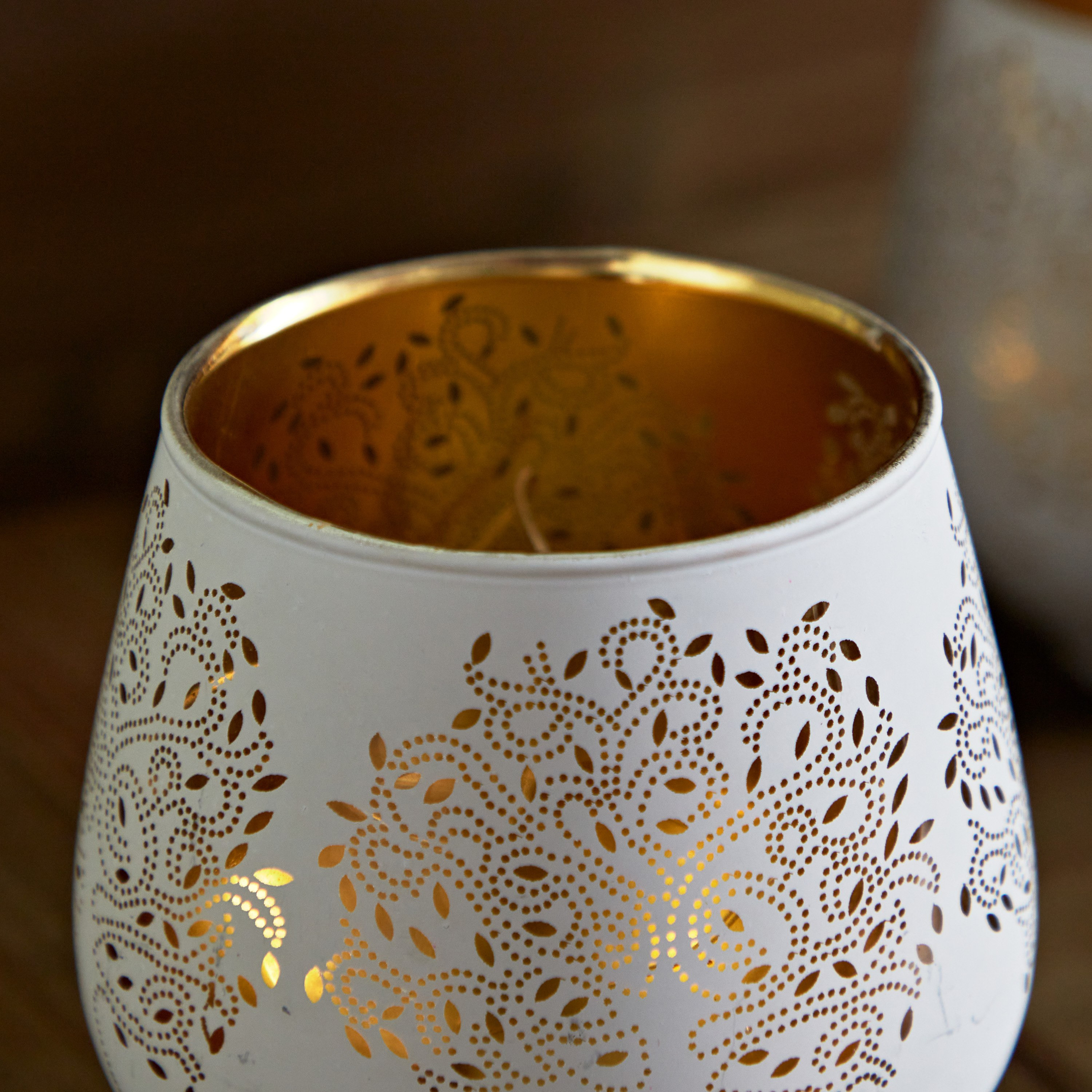 طقم حامل شموع صغيرة قطعتين بإضاءة إل إي دي من إيفرين - 9x9x9 سم-hbxlivingroom-decorandaccessories-candleholders-image-5