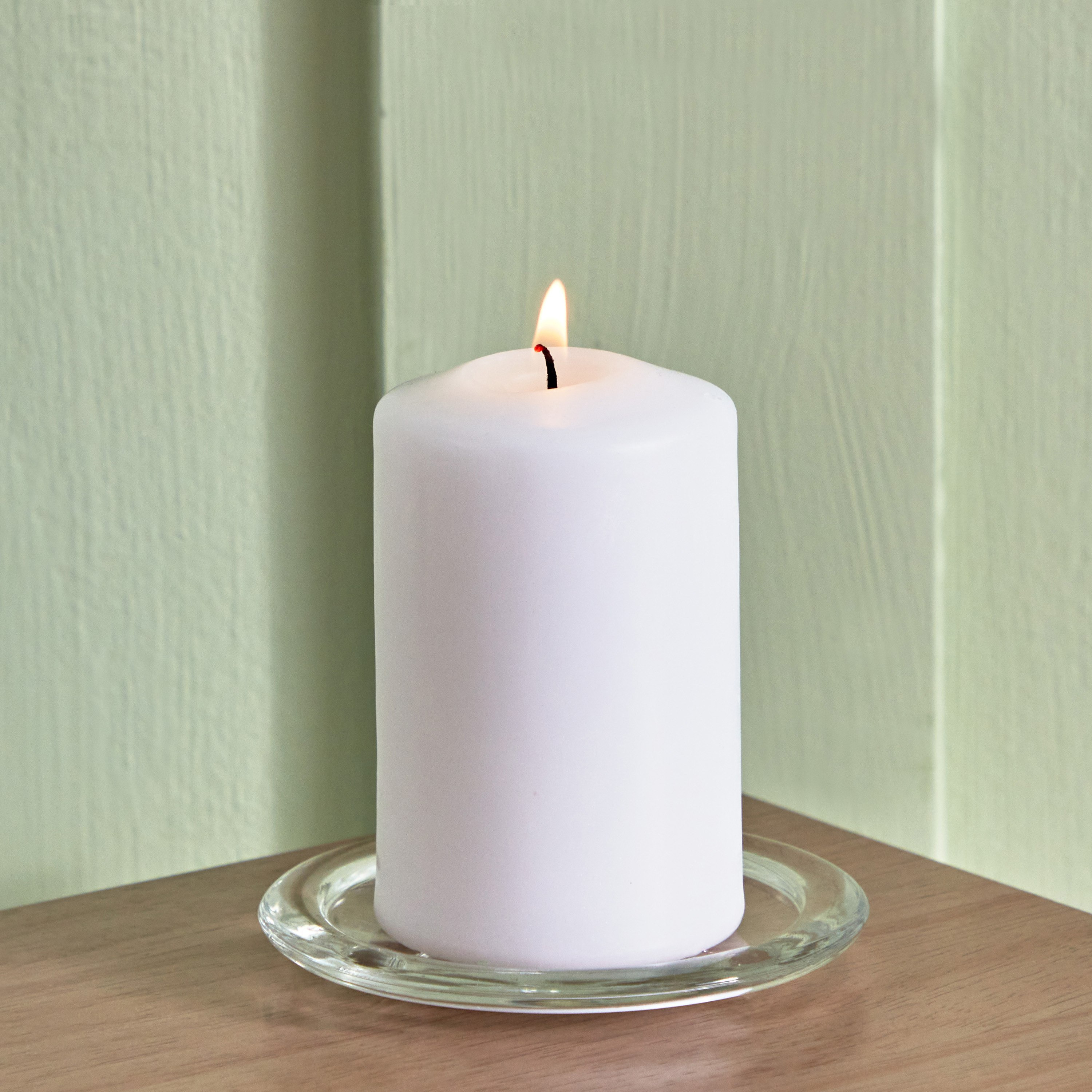صحن شمع زجاج شفاف من إيفرين - 10x10x1 سم-hbxlivingroom-decorandaccessories-candleholders-image-3