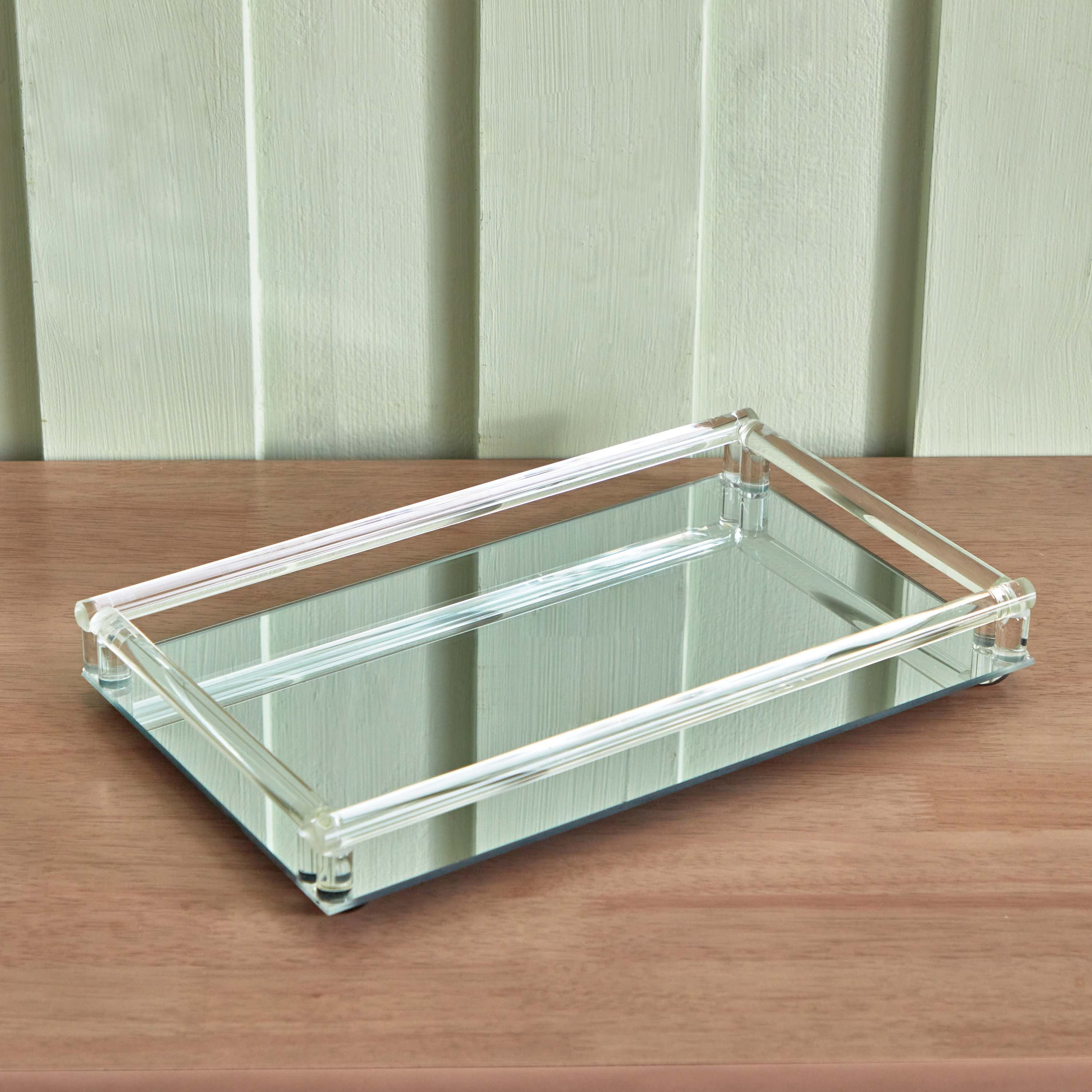 صحن زجاج مرآة بمقابض زجاج من إيفرين - 33x20x4.5 سم-PROMO_HB_AE_B2G2_011025-image-1