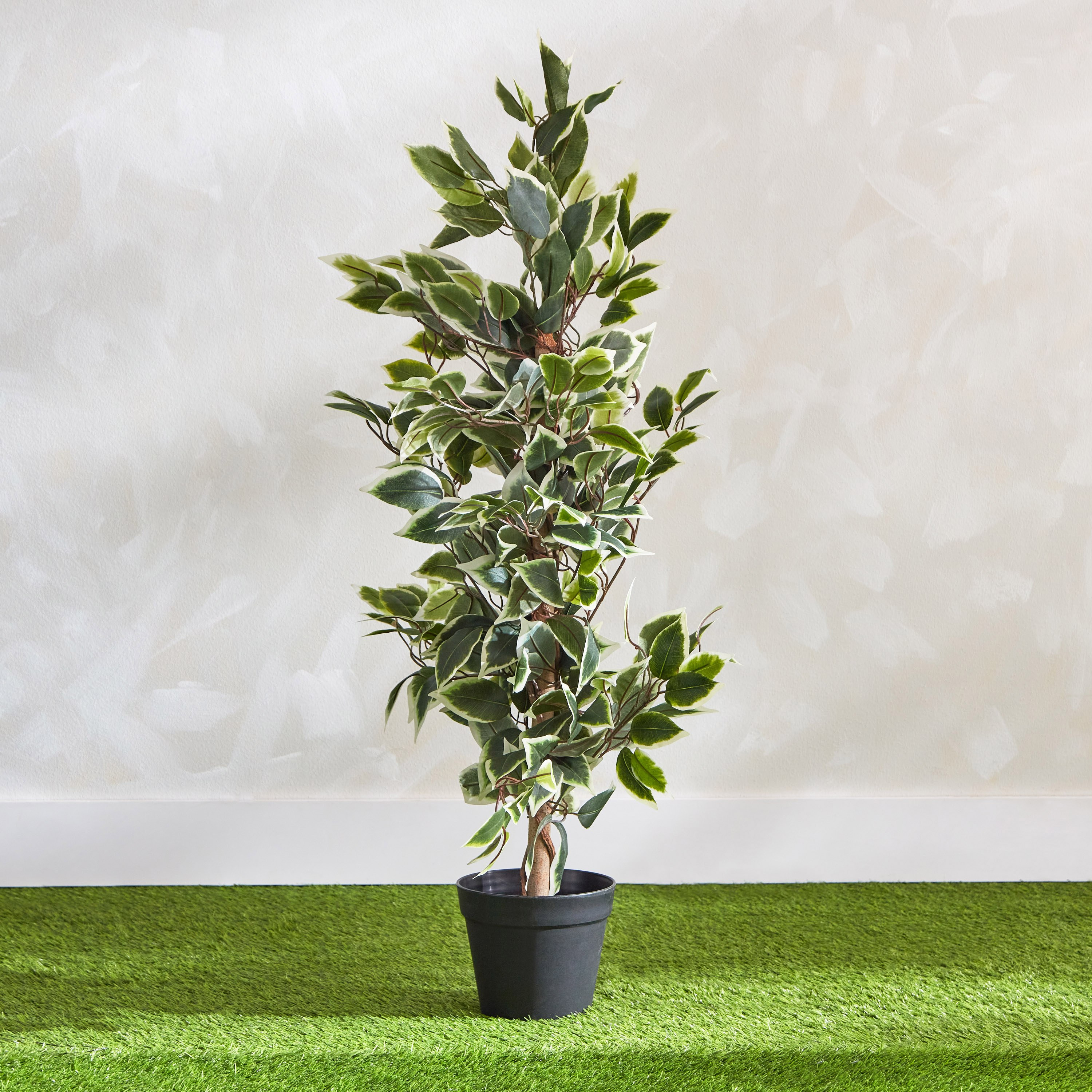 شجرة فيكس صناعية مع إناء من كليري - 95 سم-hbxhomeware-hbxdecorandfurnishings-image-1