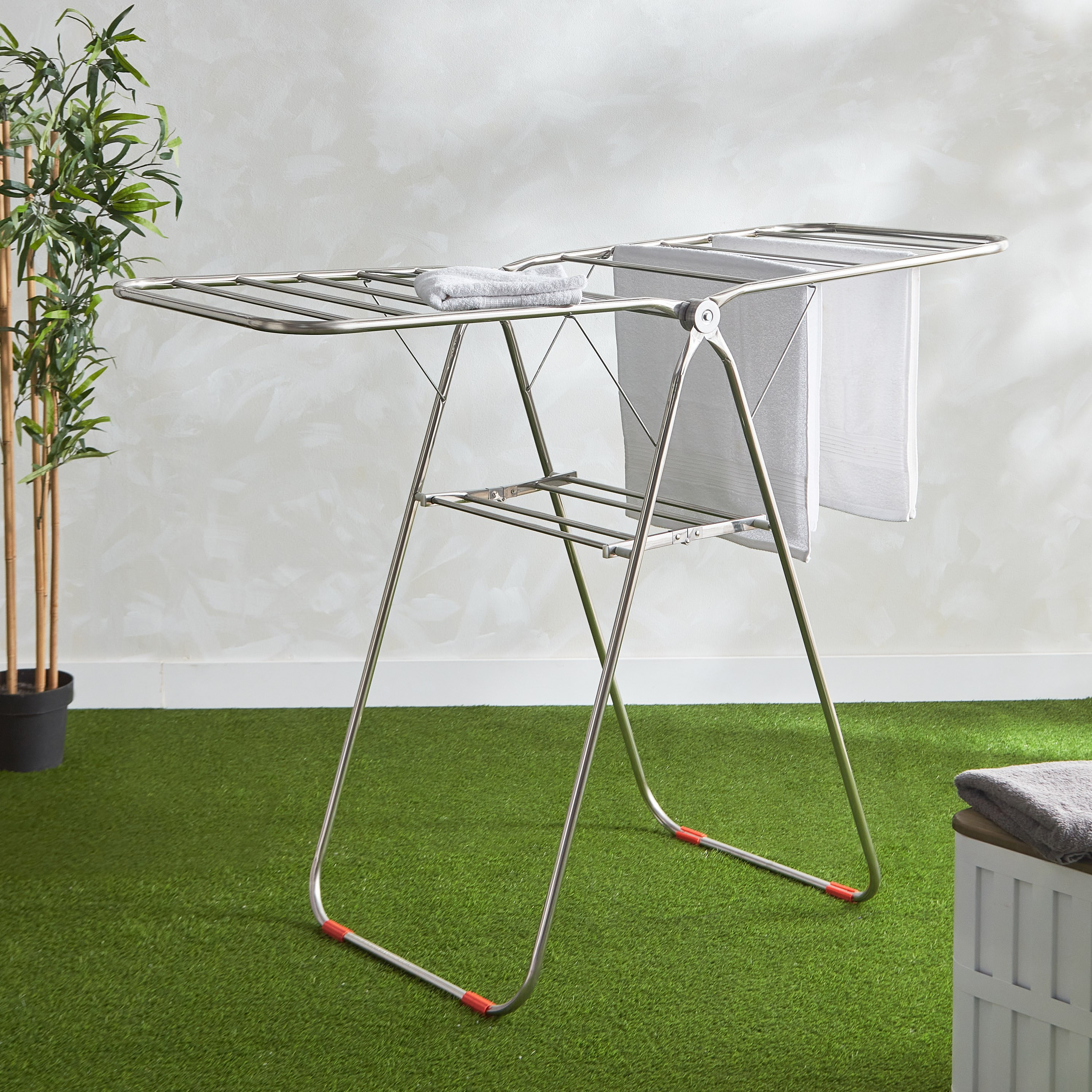 مجفف ملابس ستانلس ستيل من أيسر - 145x60x100 سم-hbxhomeware-bathandlaundry-clothesdryingracks-image-7