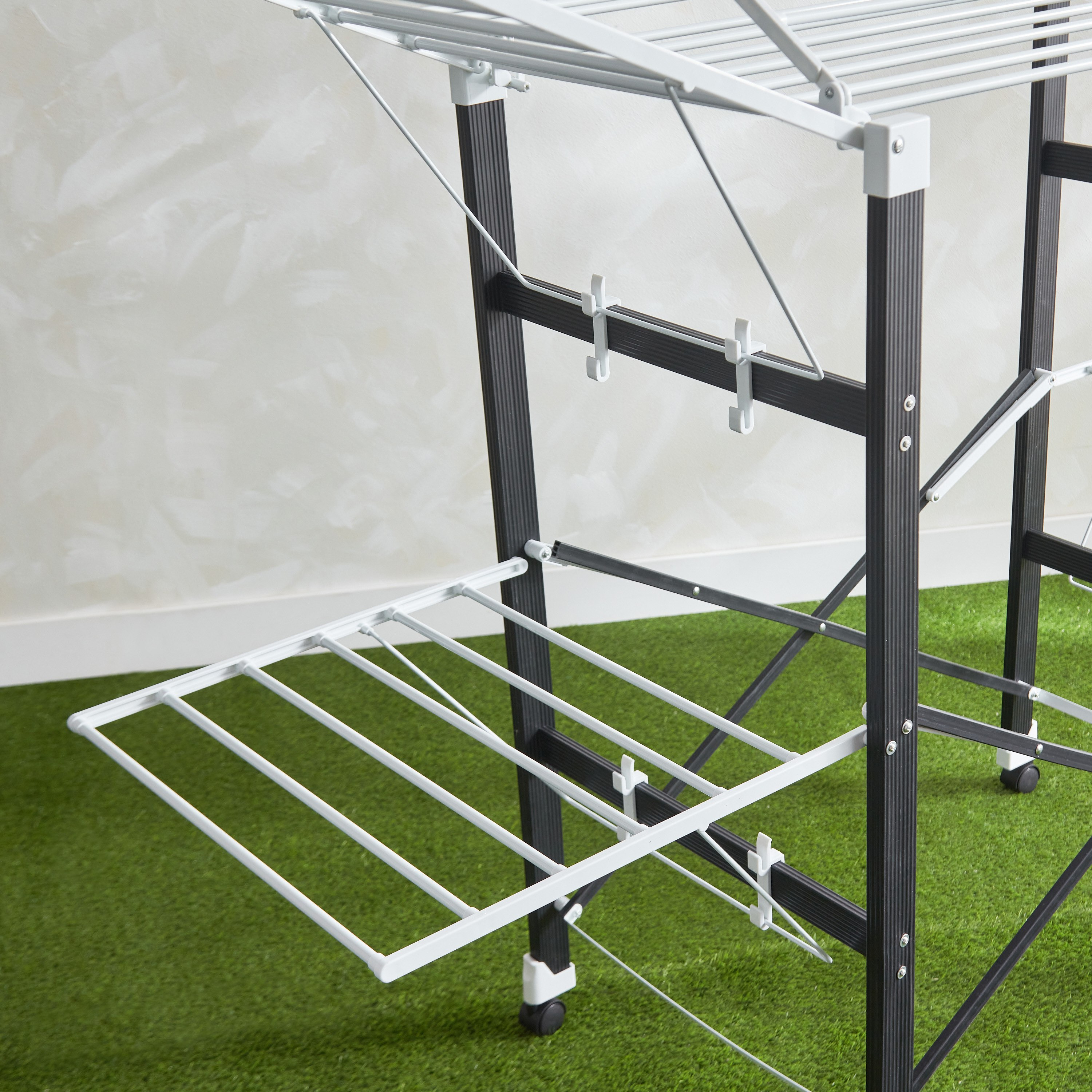 مجفّف ملابس قابل للطي من أيسر - 75x85x112 سم-hbxhomeware-bathandlaundry-clothesdryingracks-image-3