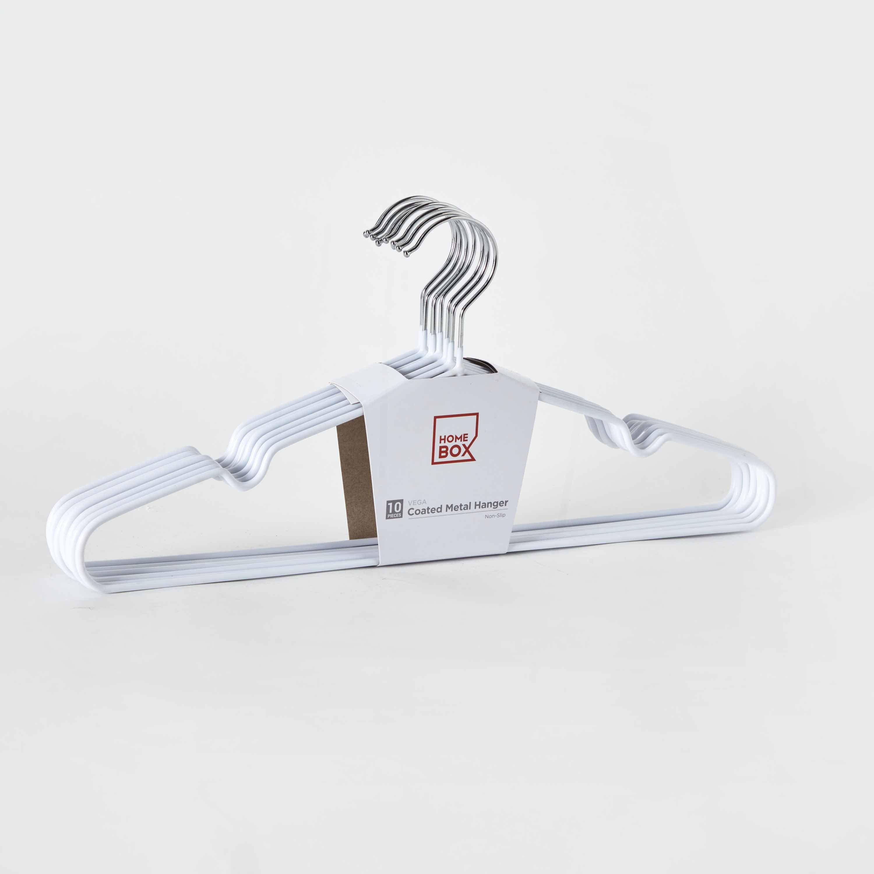 علّاقة معدنية مطلية - طقم من 10 قطع-hbxhomeware-bathandlaundry-clothesdryingracks-image-5