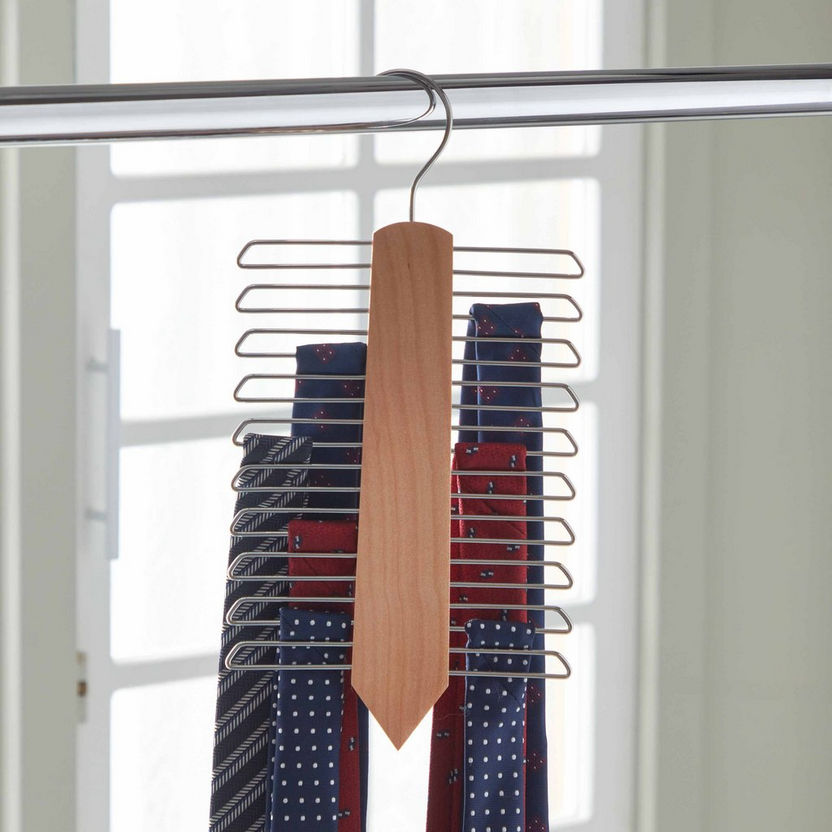 Forest Wooden Tie Hanger-Clothes Hangers-image-0