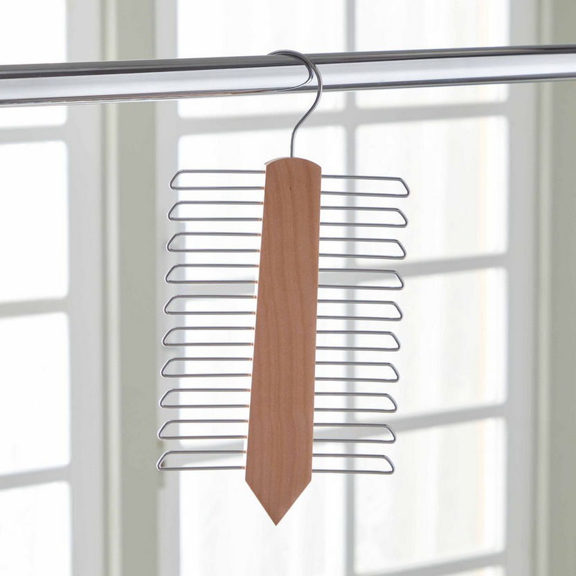 Forest Wooden Tie Hanger-Clothes Hangers-image-1