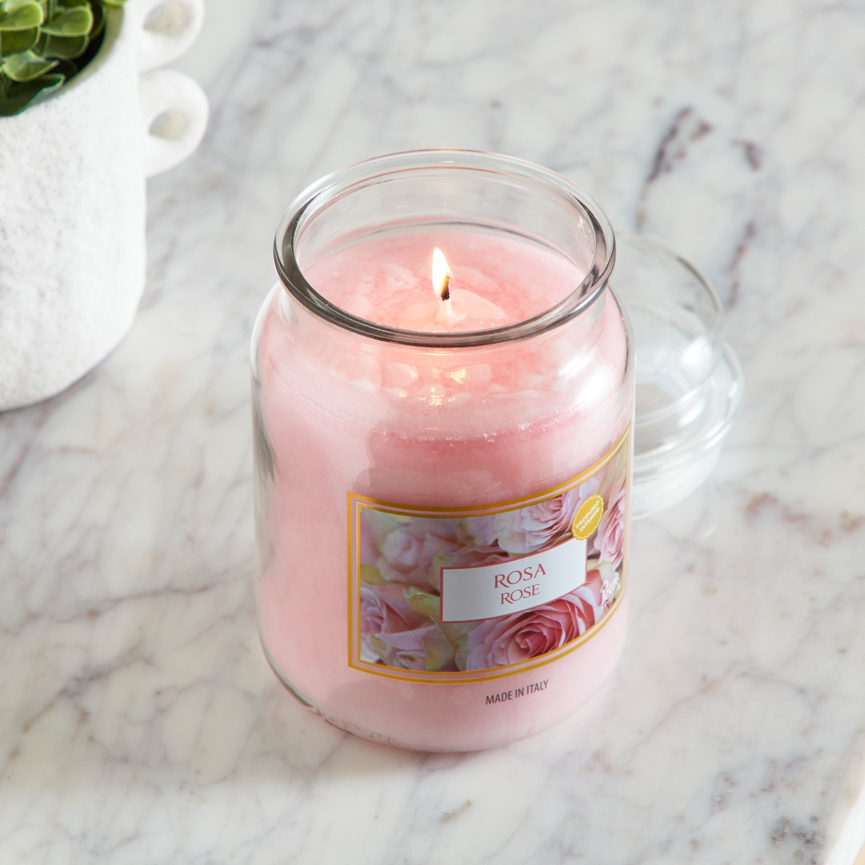 جرّة شمع برائحة الورد من فيلا - 550 جرام-hbxlivingroom-decorandaccessories-candles-image-2