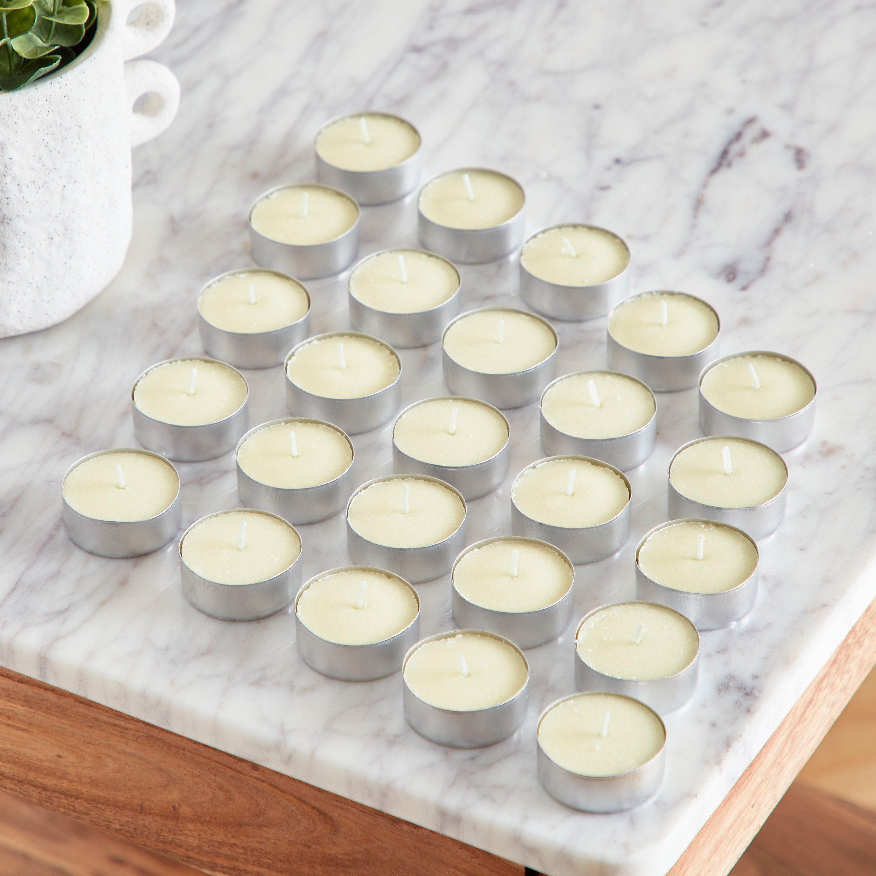 طقم شموع صغيرة 25 قطعة برائحة الفانيليا من فيلا - 19x19x2 سم-hbxhomeware-homefragrance-fragrantcandles-image-1