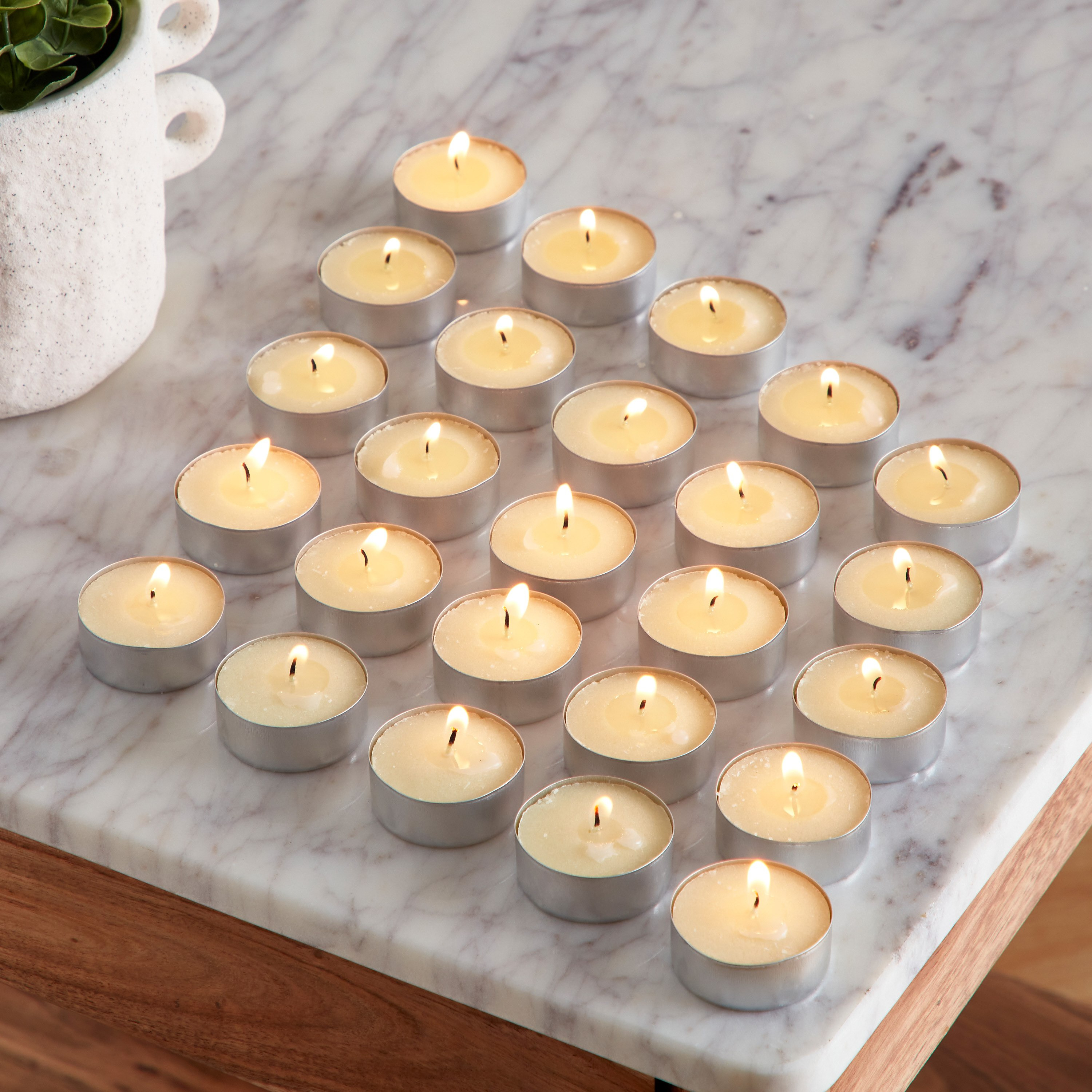 طقم شموع صغيرة 25 قطعة برائحة الفانيليا من فيلا - 19x19x2 سم-hbxhomeware-homefragrance-fragrantcandles-image-2