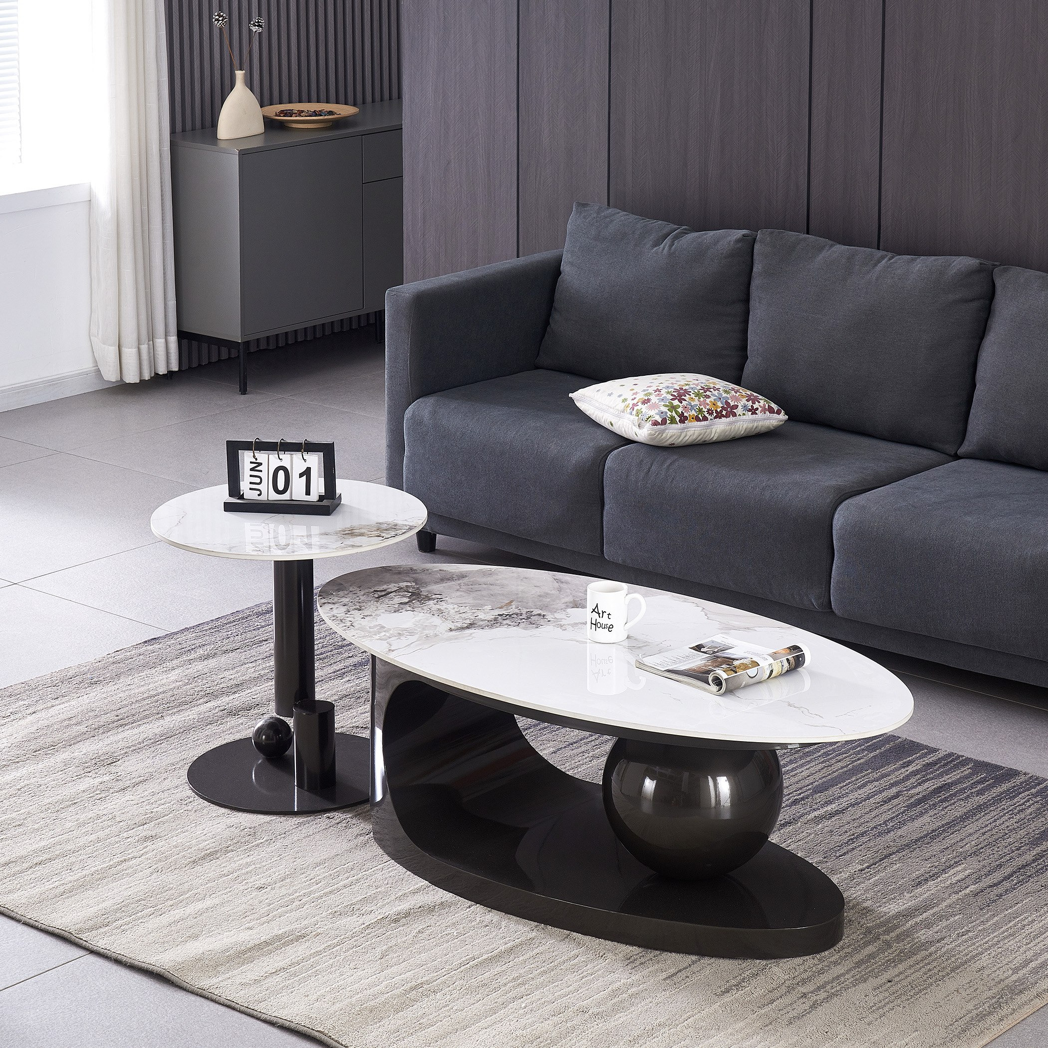 Toldedo Sintered Stone End Table-hbxfurniture-livingroom-endtables-image-5