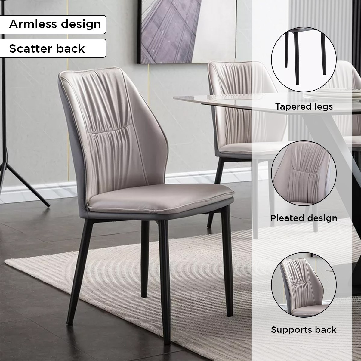 طقم سفرة من الحجر الملبد 6 مقاعد من بارون-hbxfurniture-diningtablesandsets-diningsets-sixseater-image-8