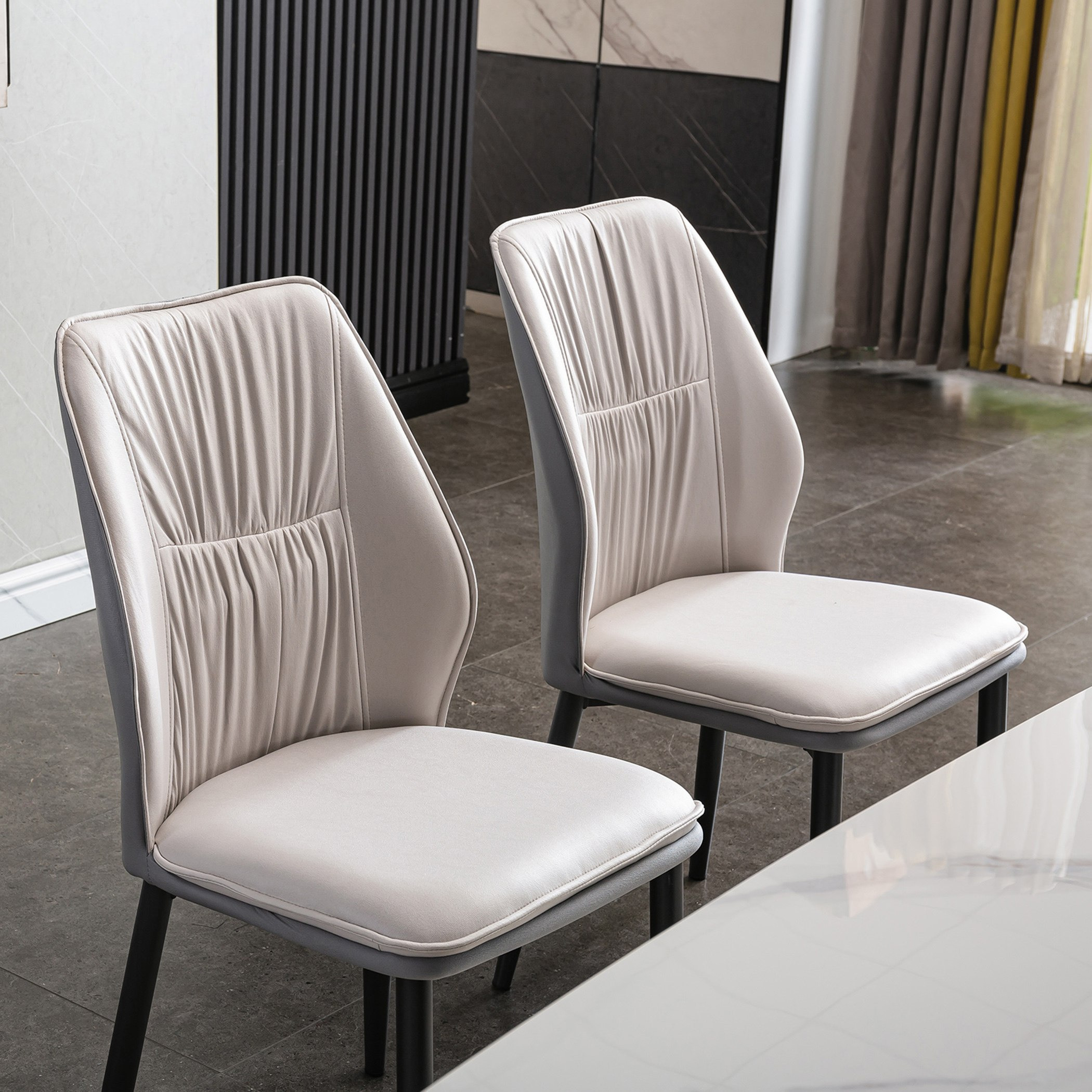 طقم سفرة من الحجر الملبد 6 مقاعد من بارون-hbxfurniture-diningtablesandsets-diningsets-sixseater-image-11