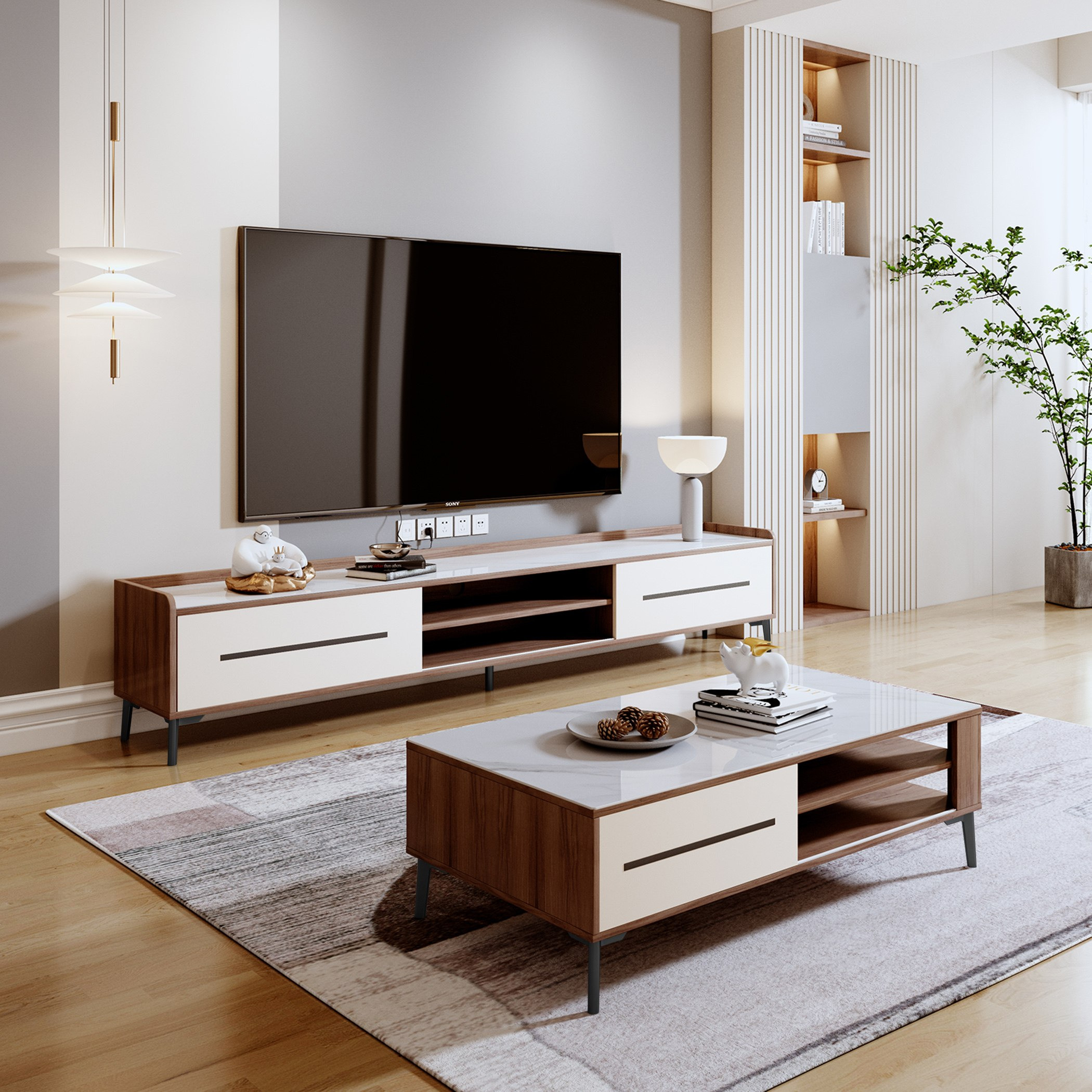 وحدة تلفزيون حتى 80 بوصة 2 متر بسطح من الحجر المتكلس من مودواي-hbxlivingroom-mediaunitsandstorage-tvunits-image-10