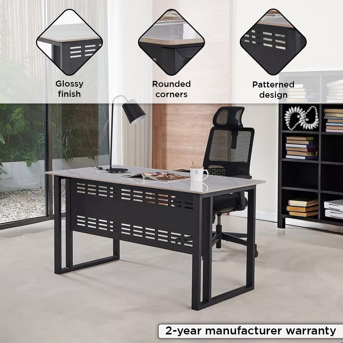 Marwell Sintered Stone Large Study Desk-hbxfurniture-office-desks-image-4