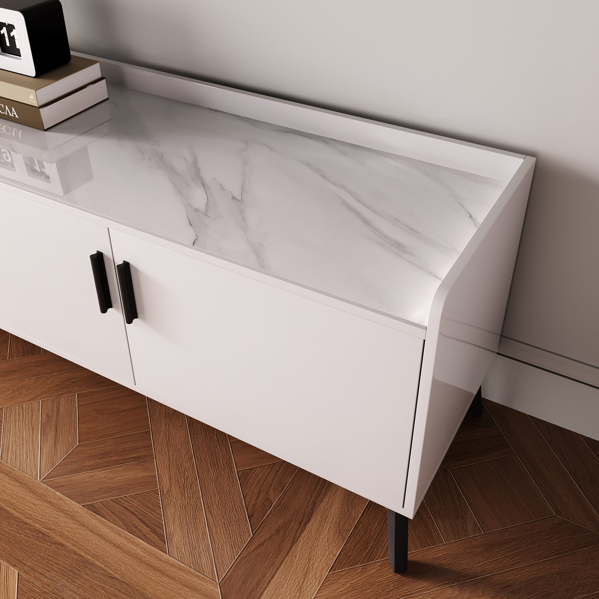 Marwell 2 Metre TV Unit with Sintered Stone Top for TVs up to 80 inches-hbxlivingroom-mediaunitsandstorage-tvunits-image-8