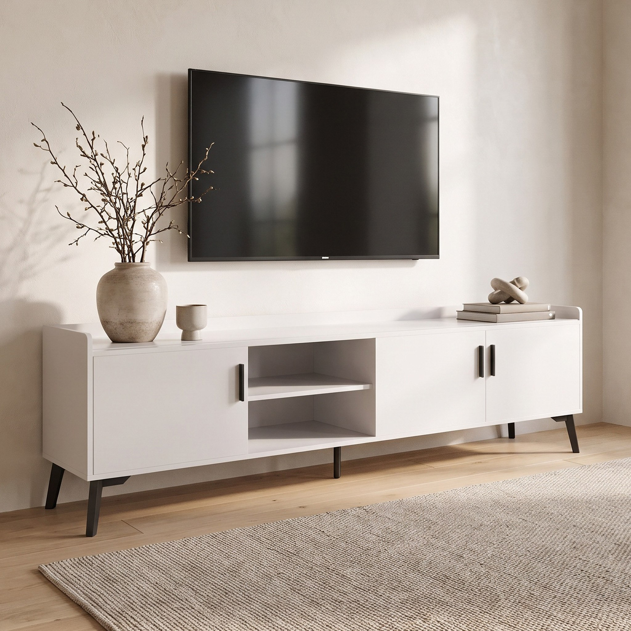 وحدة تلفزيون حتى 80 بوصة 2 متر بسطح من الحجر المتكلس من مارويل-hbxlivingroom-mediaunitsandstorage-tvunits-image-1