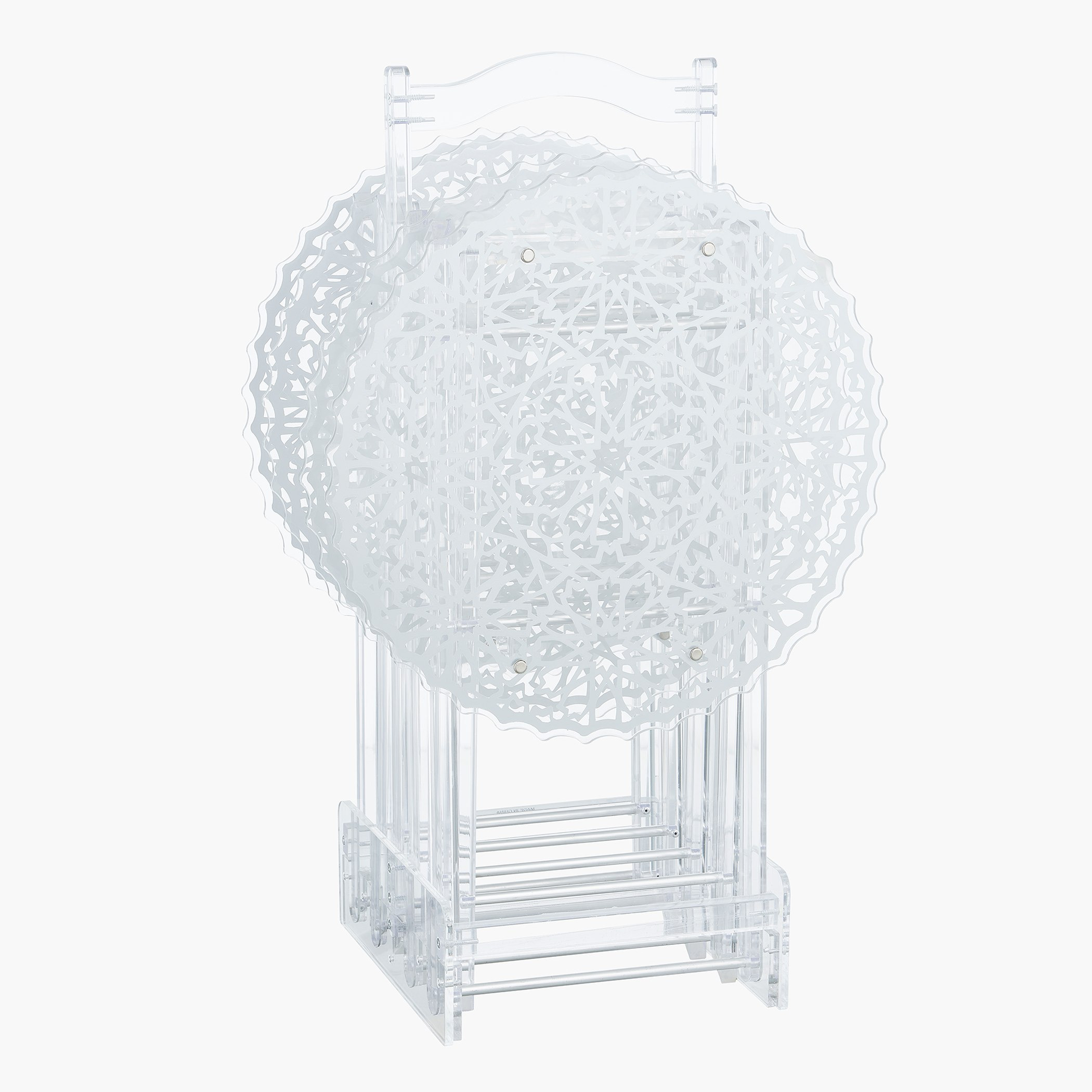 طاولة صينية قابلة للطي من الأكريليك من أوسلو - طقم من 4 قطع-hbxfurniture-livingroom-endtables-image-5