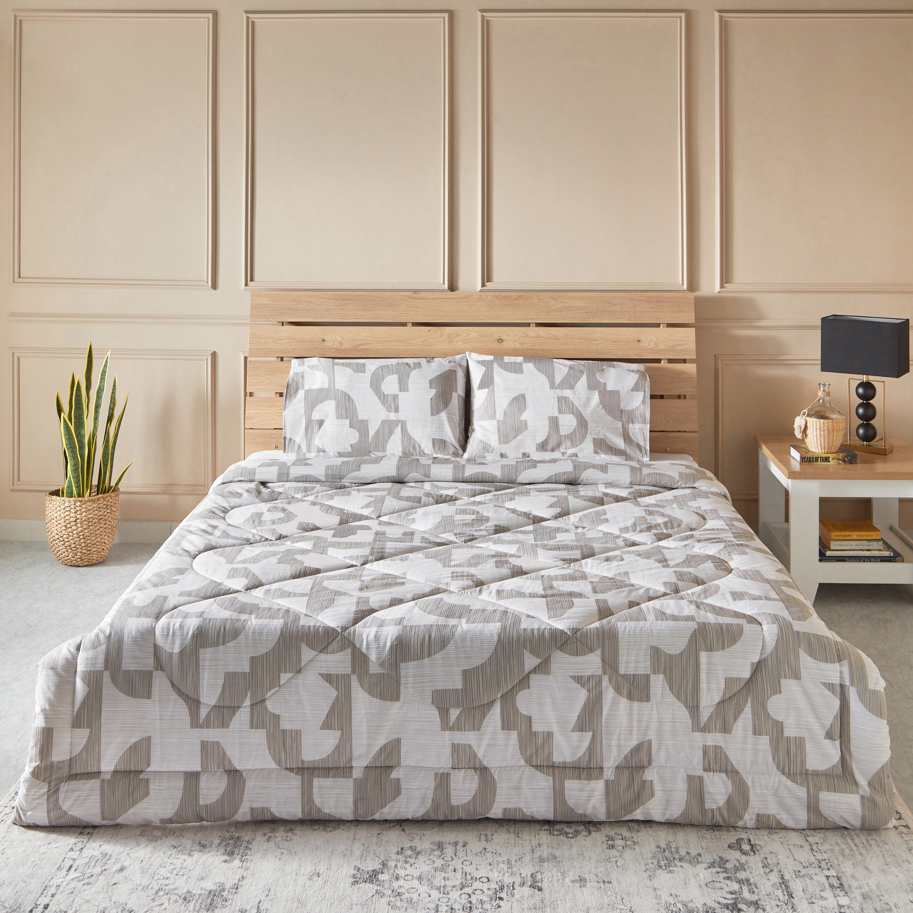 طقم لحاف كينج 3 قطع من لشبونة كينا - 220x240 سم-hbxhomeware-hbxdecorandfurnishings-image-2