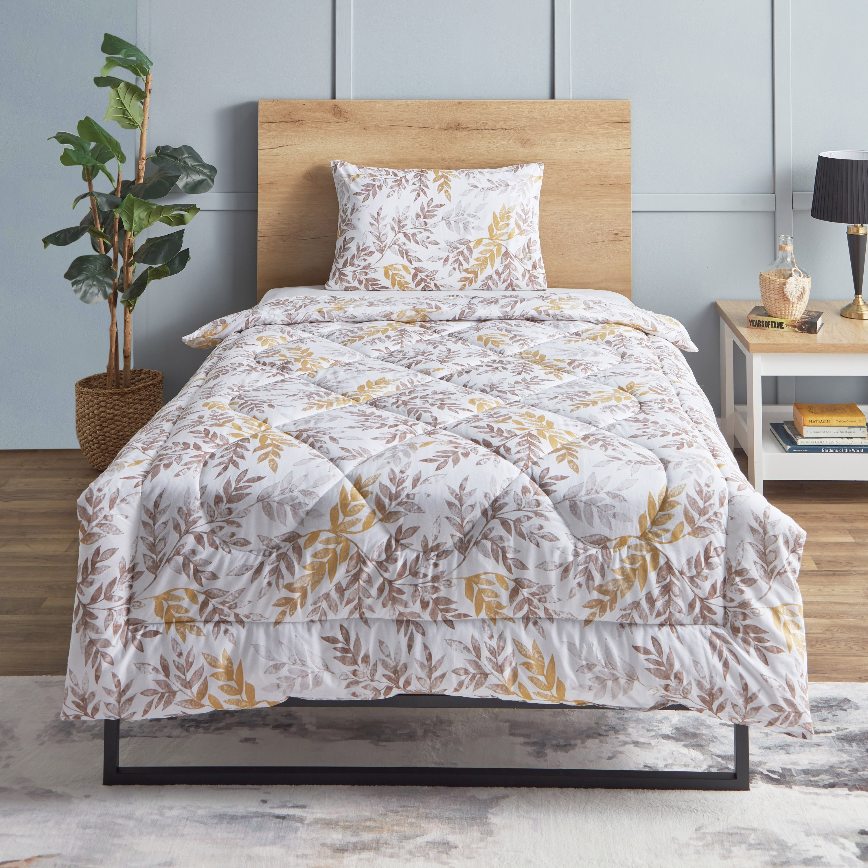 Lisbon Sohag 2-Piece Cotton Twin Comforter Set - 150x220 cm-hbxhomeware-hbxdecorandfurnishings-image-2