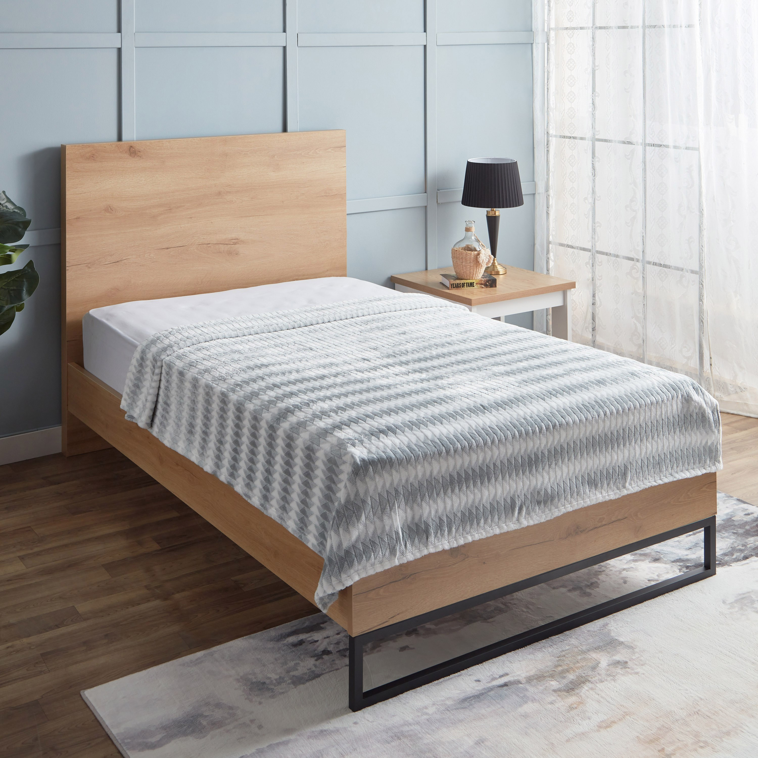 بطانية جاكارد توين طبقة واحدة من مالمو - 150x200 سم-hbxhomeware-hbxbedroom-image-1