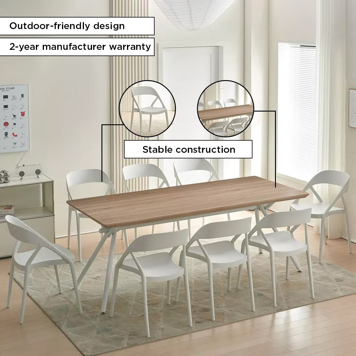 طقم سفرة 8 مقاعد من تيفاني-hbxfurniture-diningtablesandsets-diningsets-eightseater-image-4