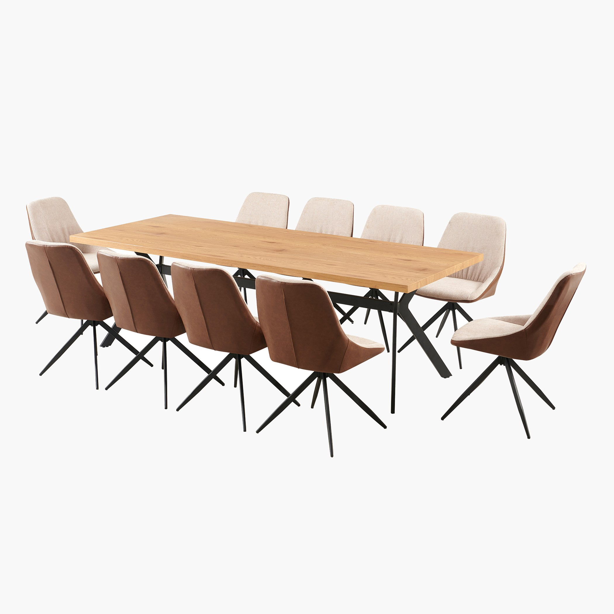 Hamilton 10-Seater Dining Set-hbxfurniture-diningroom-diningsets-tenseater-image-21