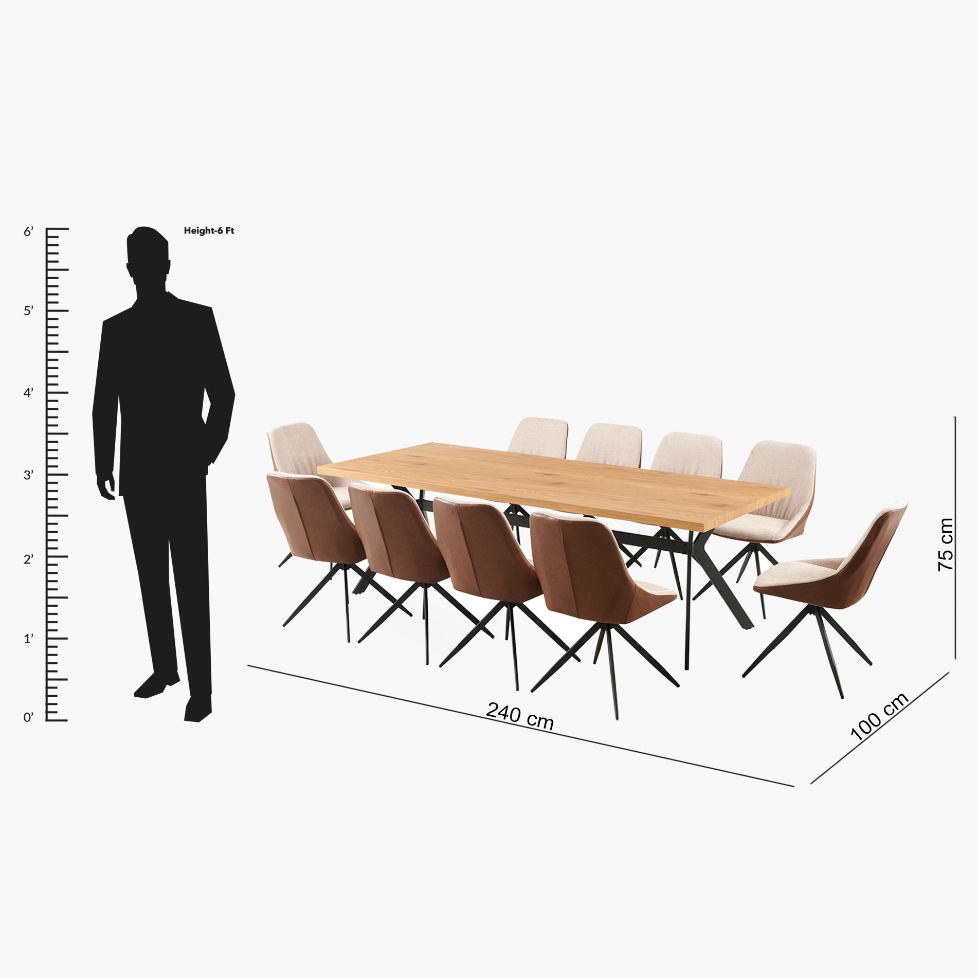 Hamilton 10-Seater Dining Set-hbxfurniture-diningroom-diningsets-tenseater-image-22
