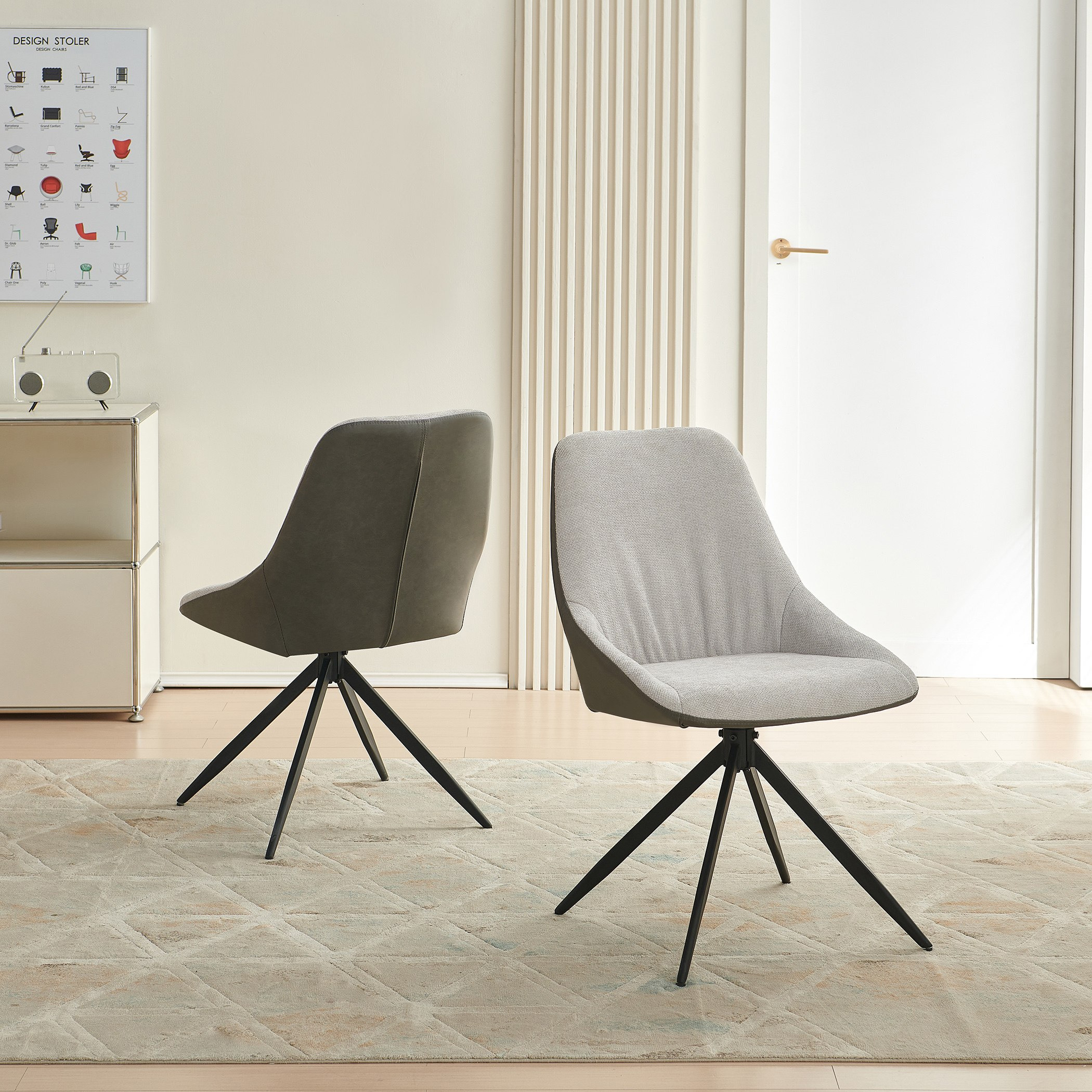 Hamilton 3-Piece Sintered Stone Top Tea Table and Chair Set-hbxfurniture-diningtablesandsets-diningsets-twoseater-image-9