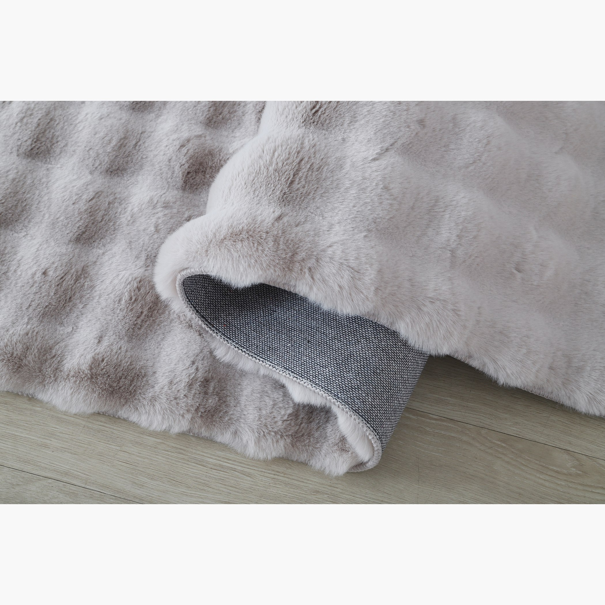 Elsdon Faux Rabbit Fur Rug - 150x200 cm-hbxdecorandfurnishings-floorcoverings-rugs-image-4