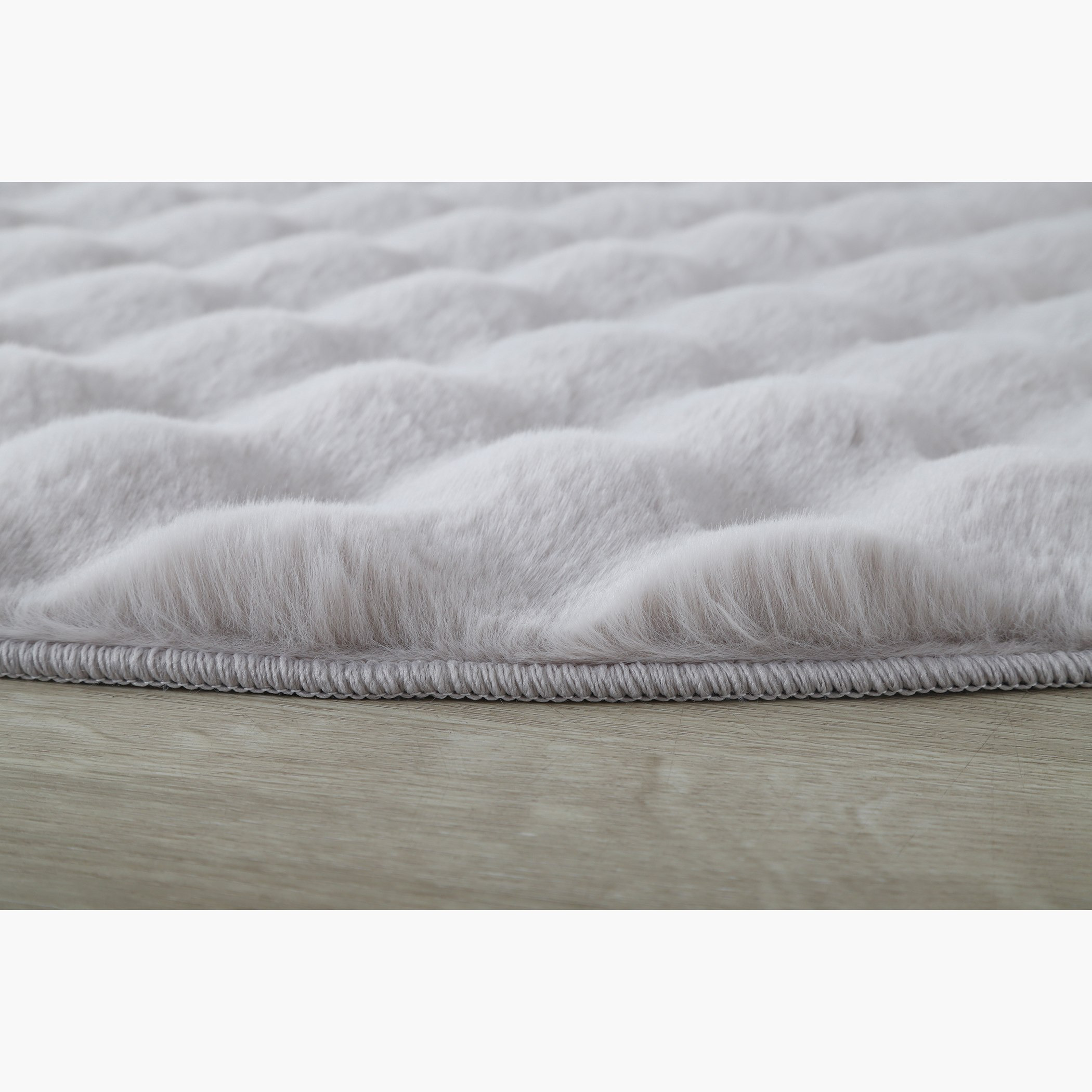 Elsdon Round Faux Rabbit Fur Rug - 150 cm-hbxdecorandfurnishings-floorcoverings-rugs-image-2