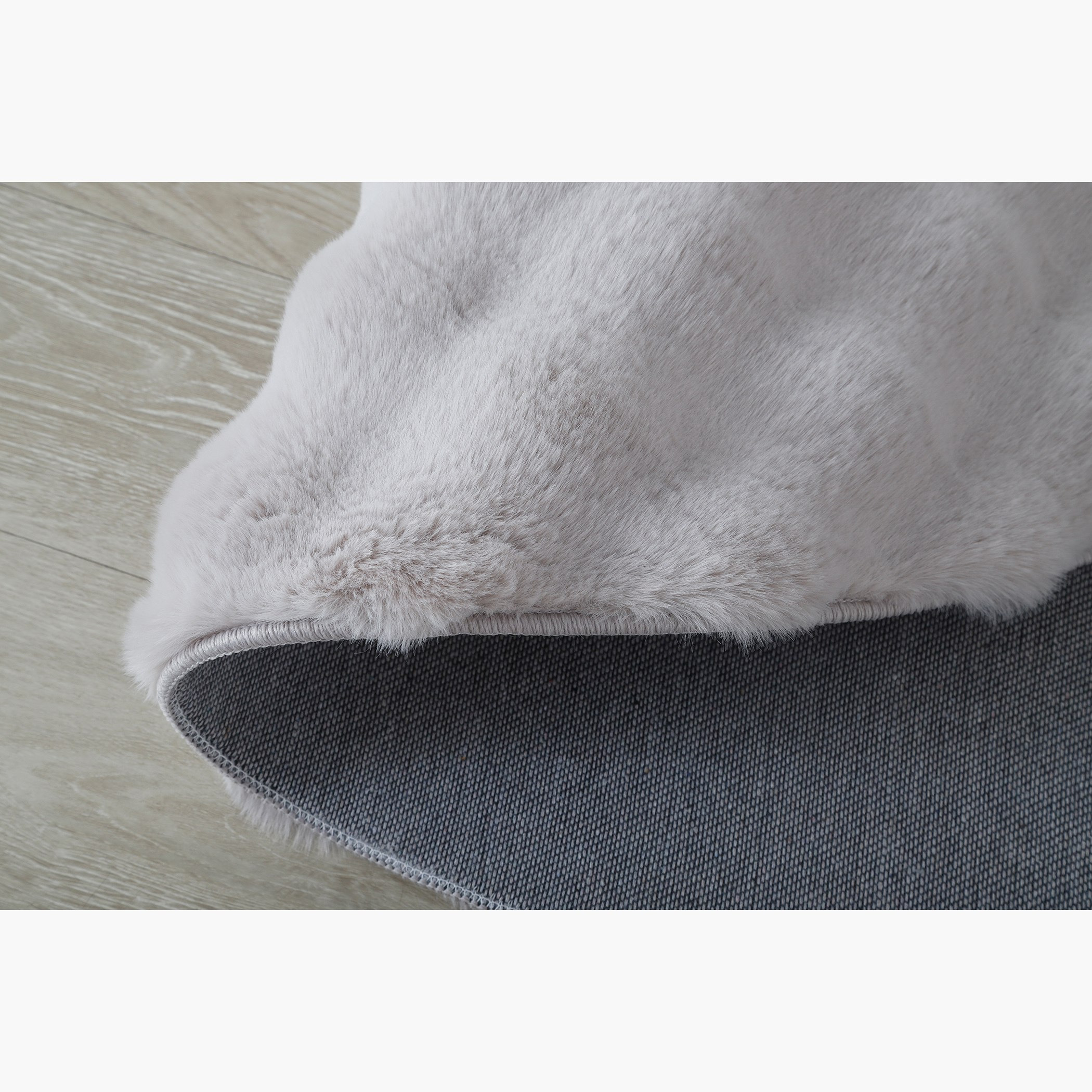 Elsdon Round Faux Rabbit Fur Rug - 150 cm-hbxdecorandfurnishings-floorcoverings-rugs-image-4