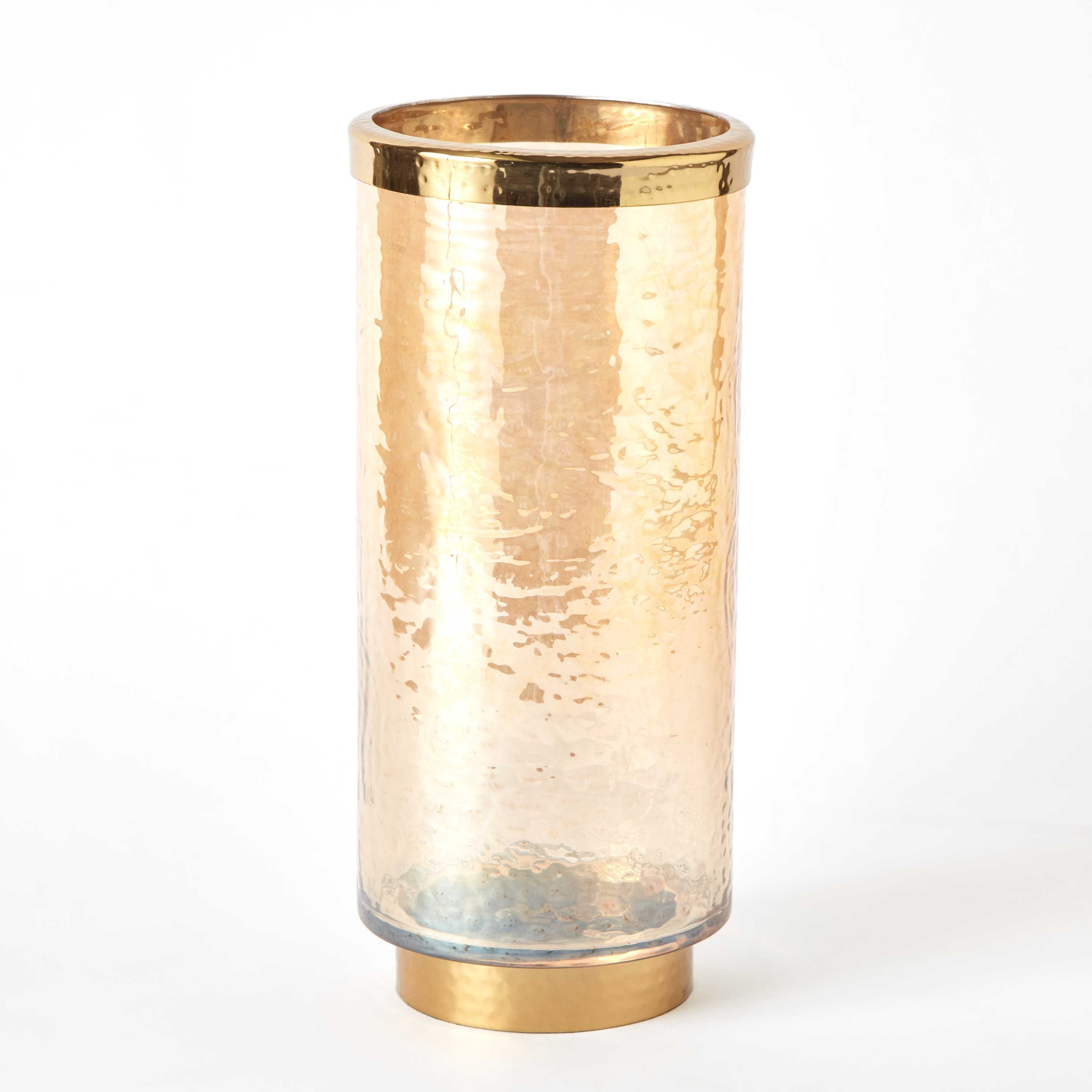 حامل شموع فانوس زجاجي مع حلقة ستيل لوستر من تاجوس - 13x13x30 سم-hbxlivingroom-decorandaccessories-candleholders-image-6