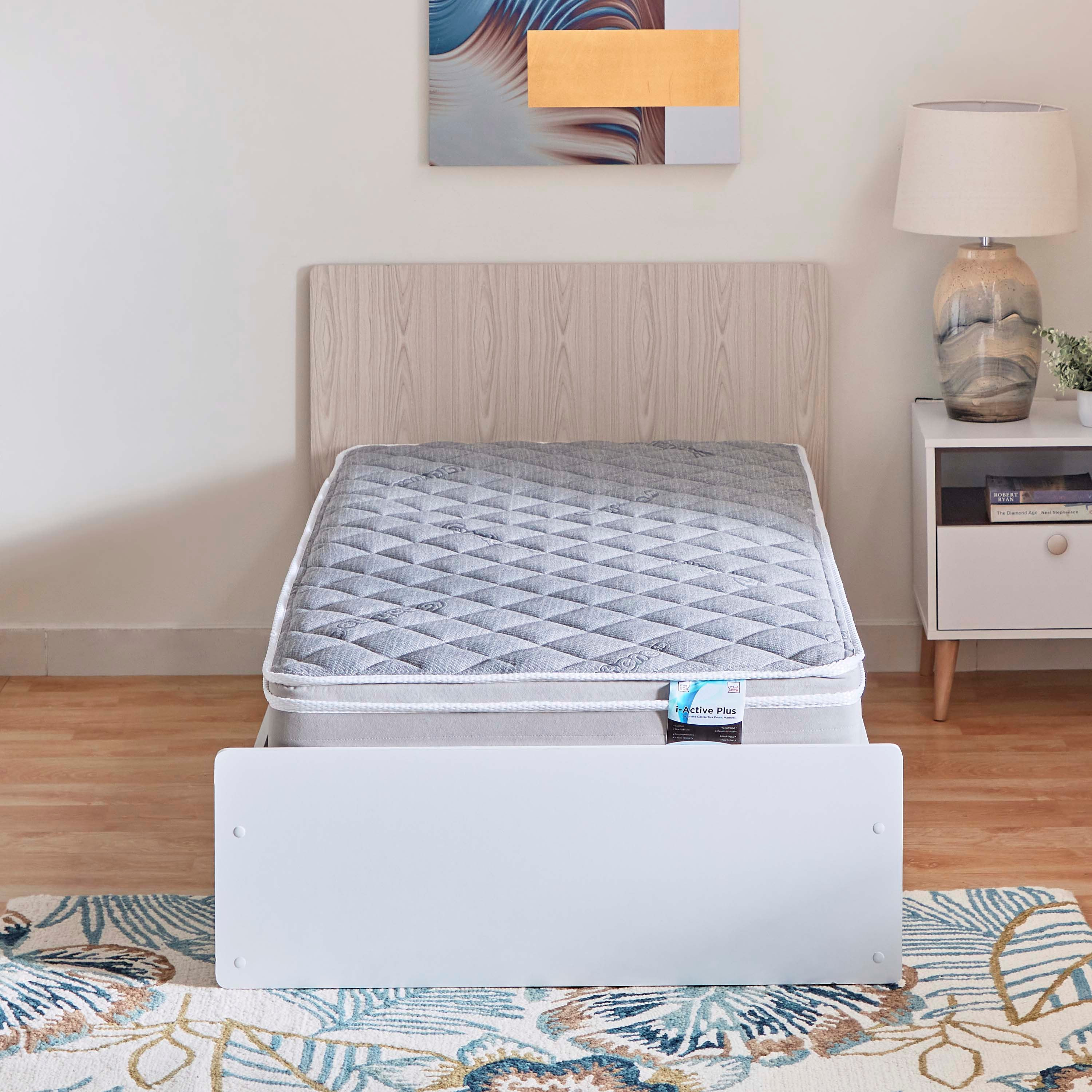 SleepLuxe iActive Plus Conductive Fabric Medium Firm Pocket Spring Single Mattress - 90x200x26 cm-hbxfurniture-bedroom-mattresses-single-image-7