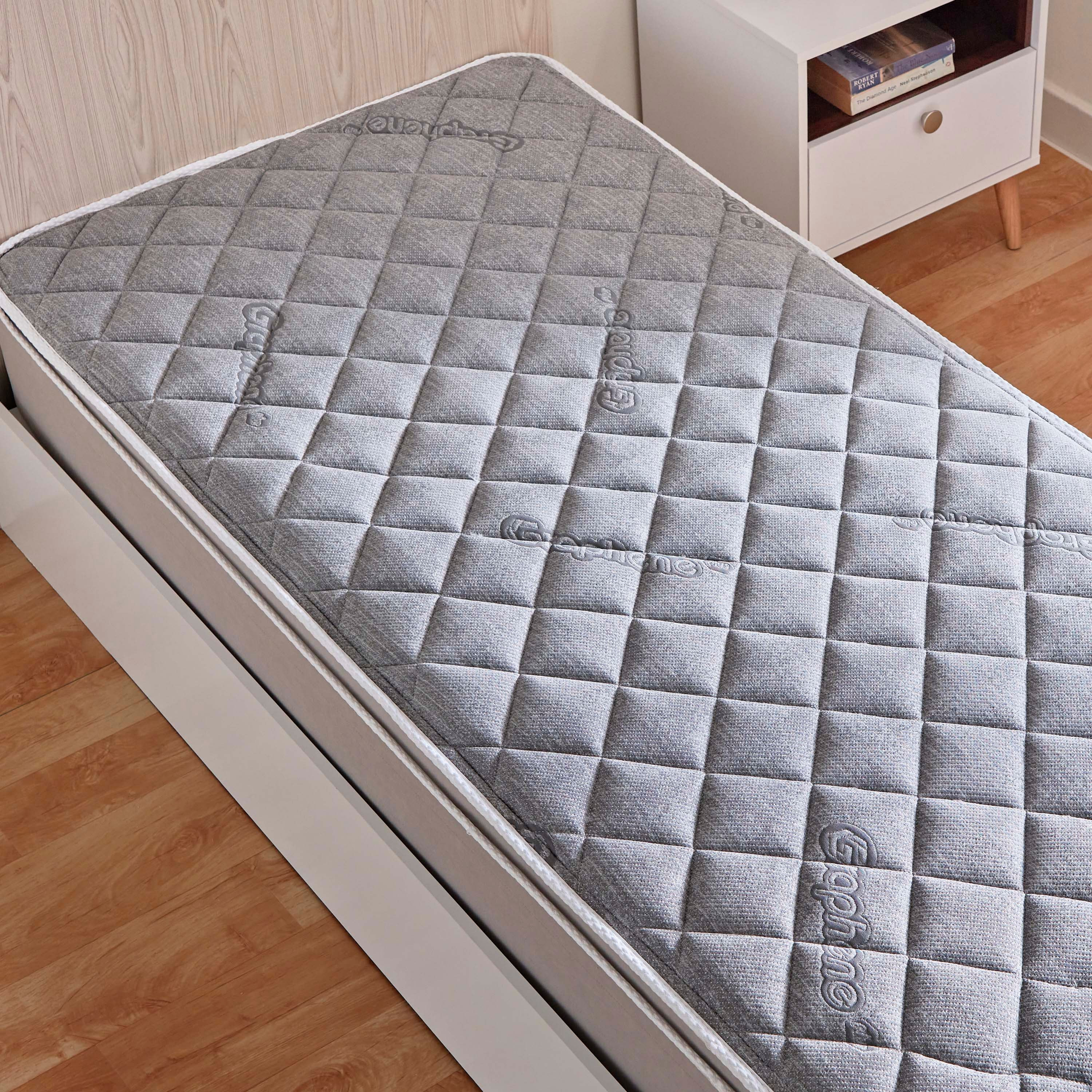SleepLuxe iActive Plus Conductive Fabric Medium Firm Pocket Spring Single Mattress - 90x200x26 cm-hbxfurniture-bedroom-mattresses-single-image-8
