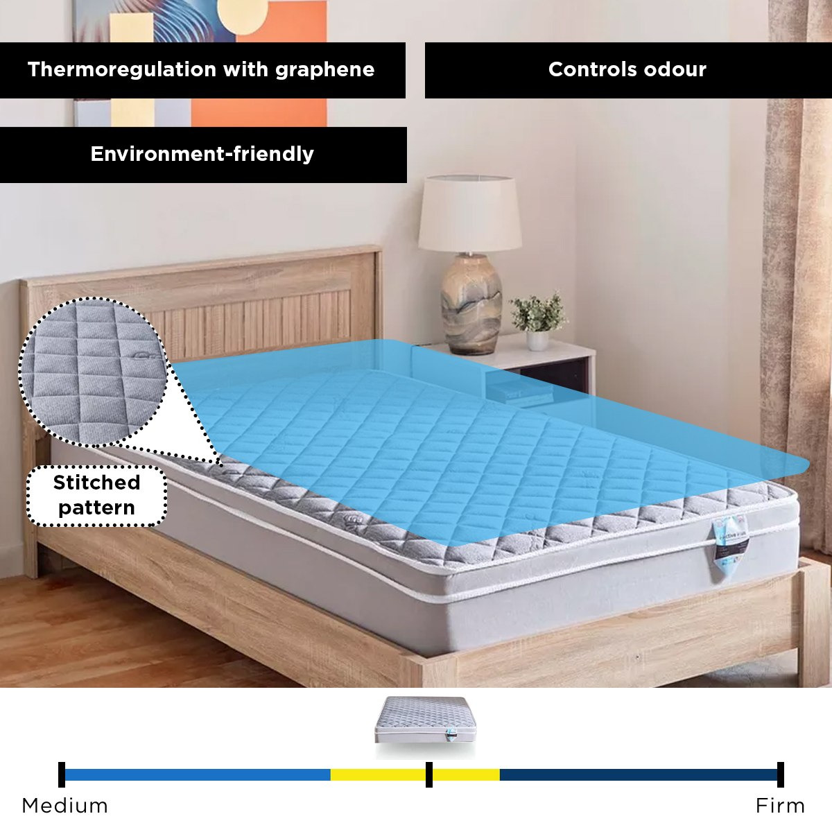 مرتبة توين قماش موصل بنوابض جيبية من سليب لوكس آي أكتيف بلس - 120x200x26 سم-hbxfurniture-mattresses-twin-image-13