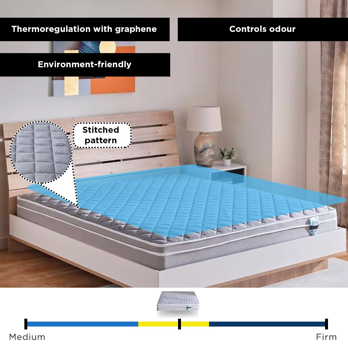 مرتبة كينج قماش موصل بنوابض جيبية من سليب لوكس آي أكتيف بلس - 180x200x26 سم-hbxfurniture-mattresses-king-image-14