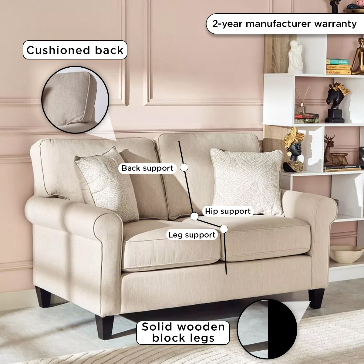 Angelic 2 deals seater sofa