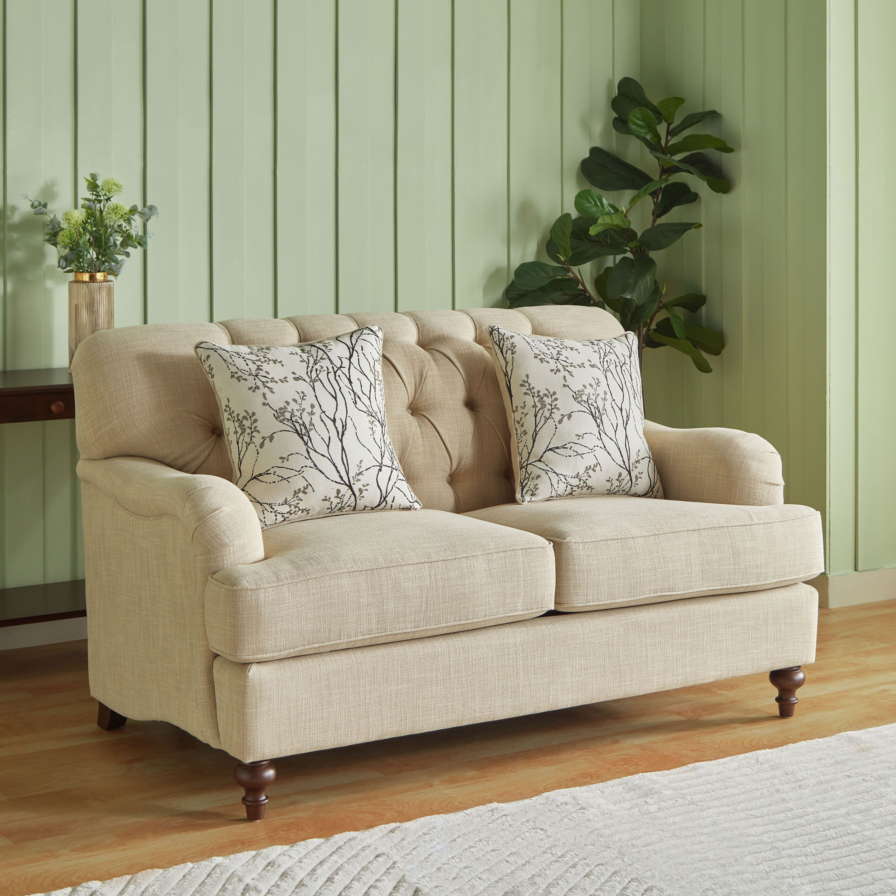كنبة مقعدين مع وسادتين من دوروثي-hbxlivingroom-sofasandarmchairs-sofas-image-1